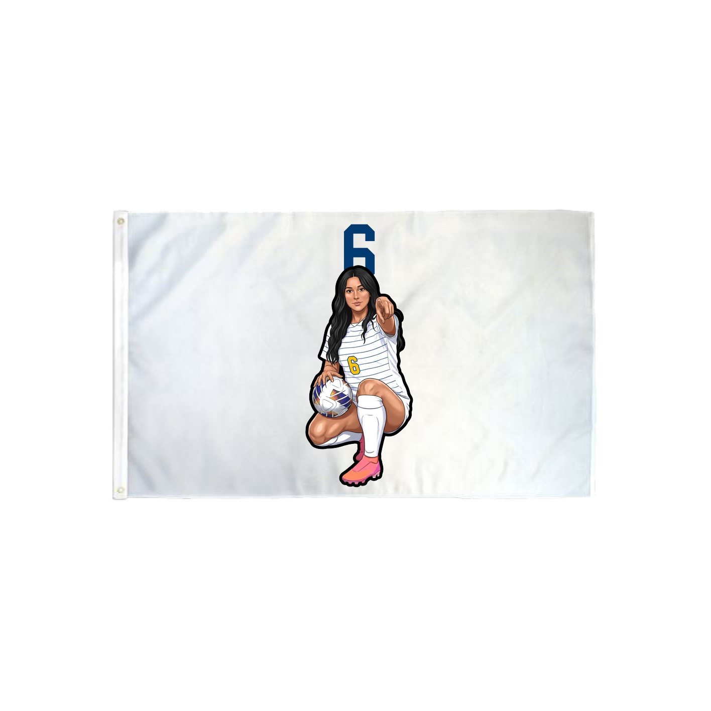 3x5 Flag — Number Top in Classic