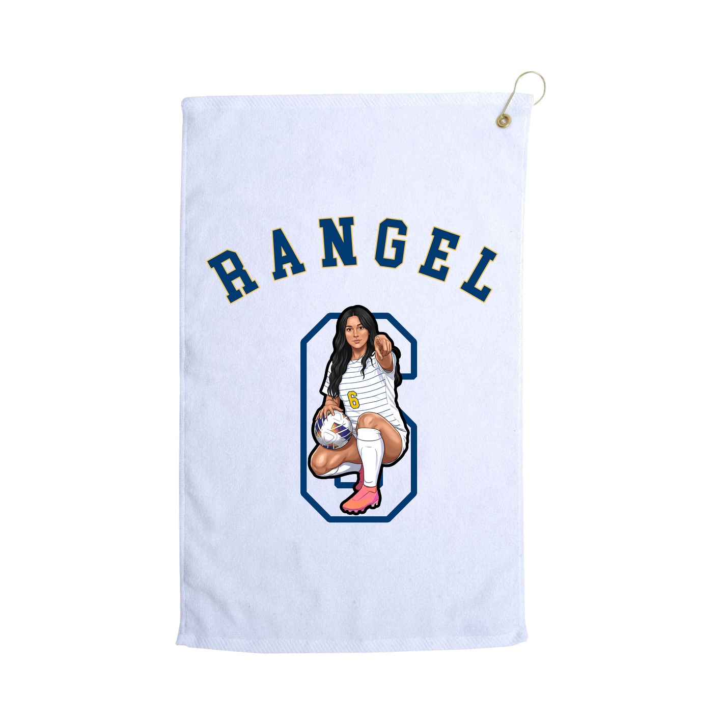 Golf Towel — Shirsey Arch in White