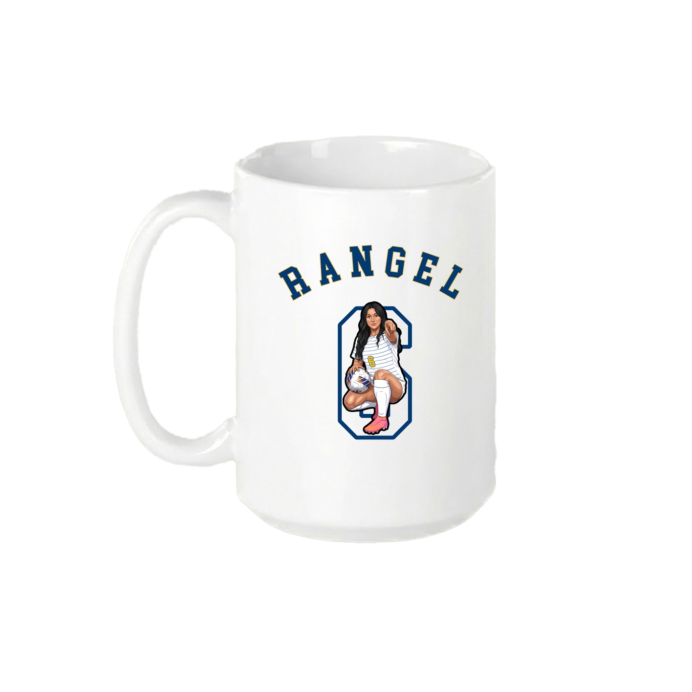 15oz Coffee Mug — Shirsey Arch in White