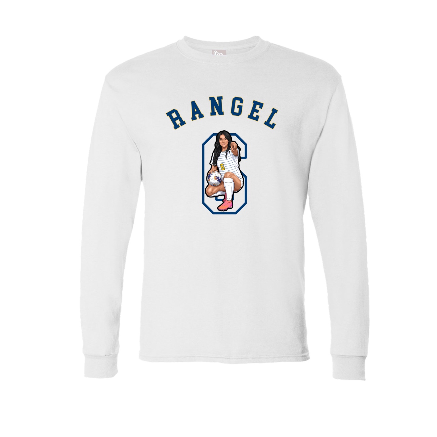 Long Sleeve Tee — Shirsey Arch in White