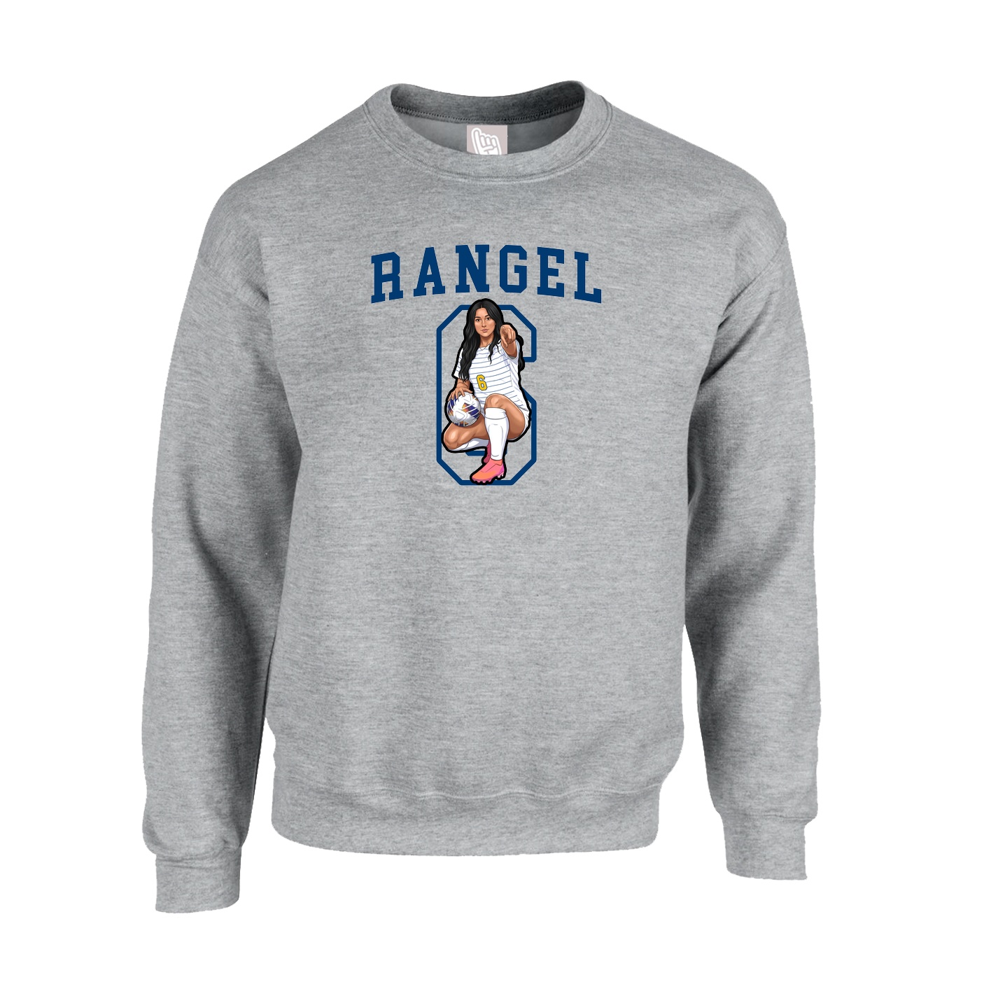 Fleece Crew — Shirsey in Grey
