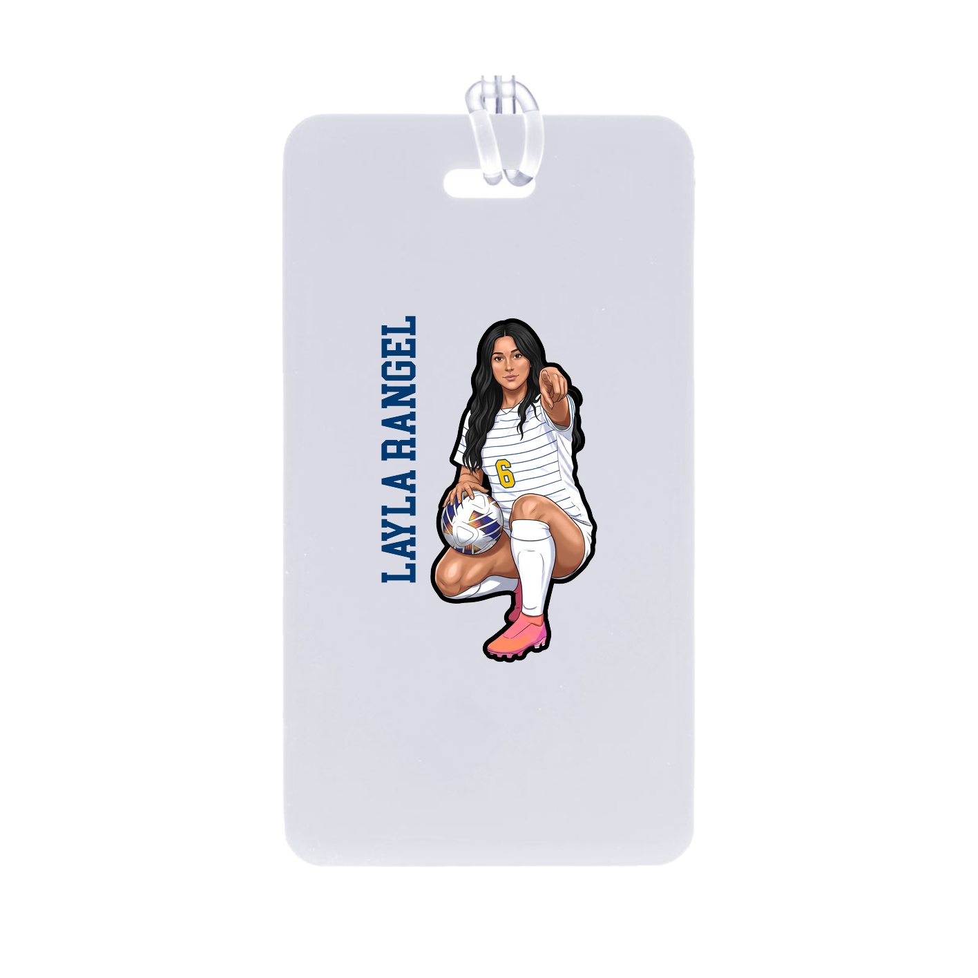 Bag Tag — Name Vertical in Classic