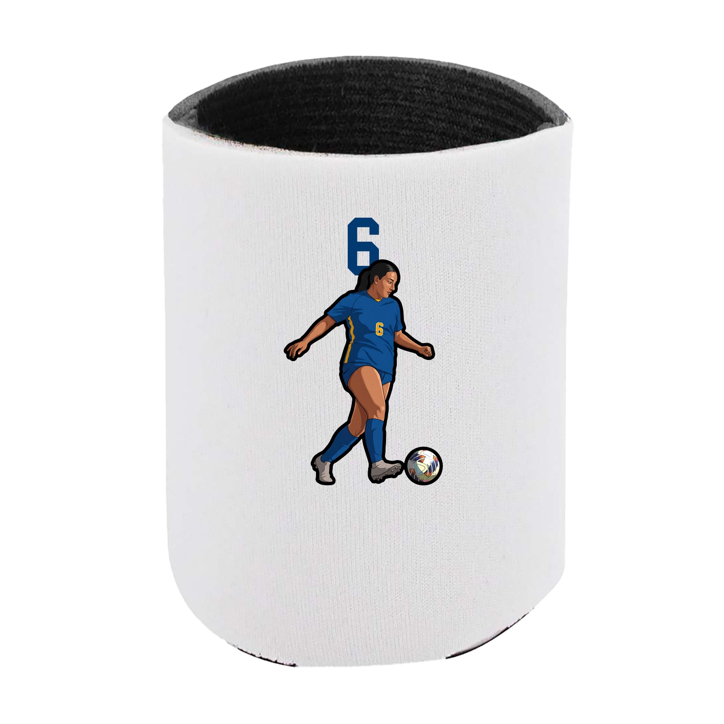 Can Holder — Number Top in White