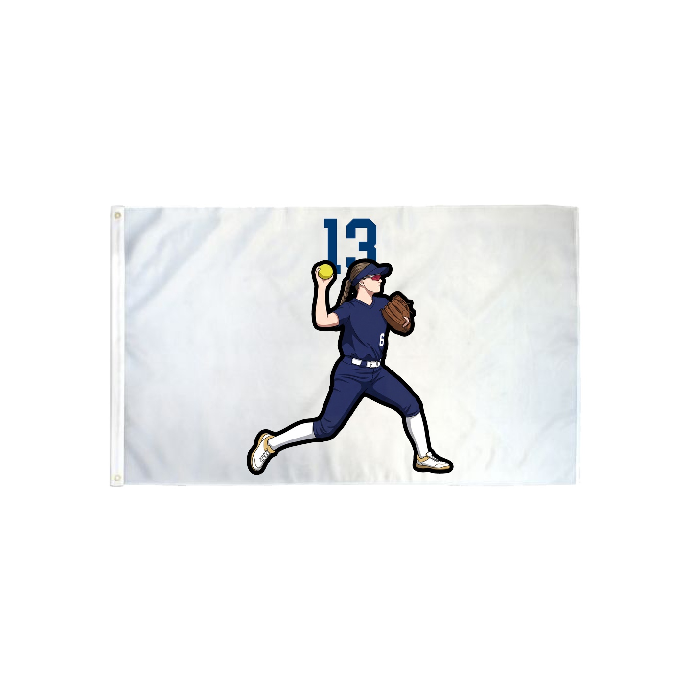 3x5 Flag — Number Top in Classic