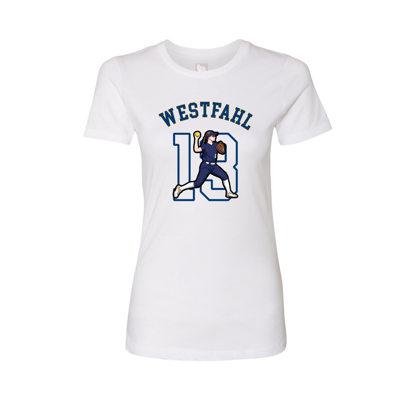 Womens Tee — Shirsey Arch in White