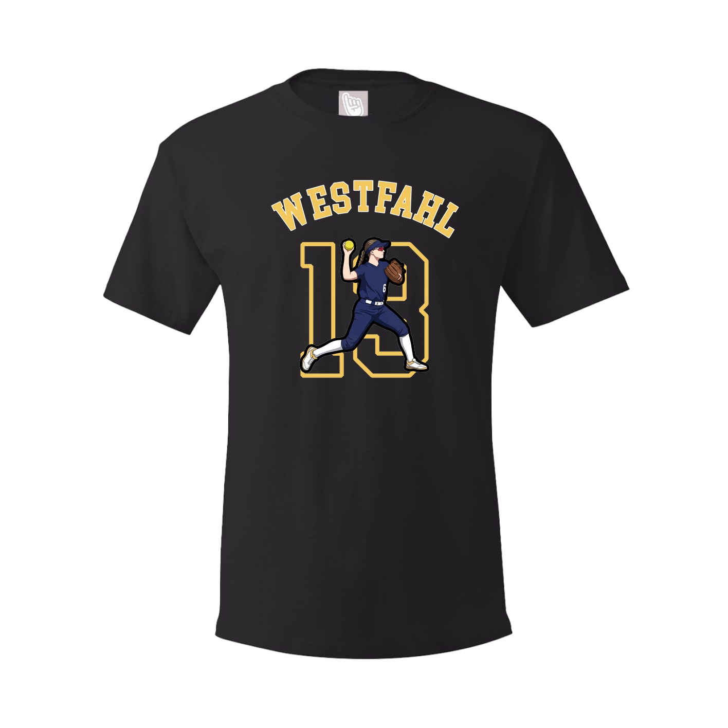 Youth Tee — Shirsey Arch in Black