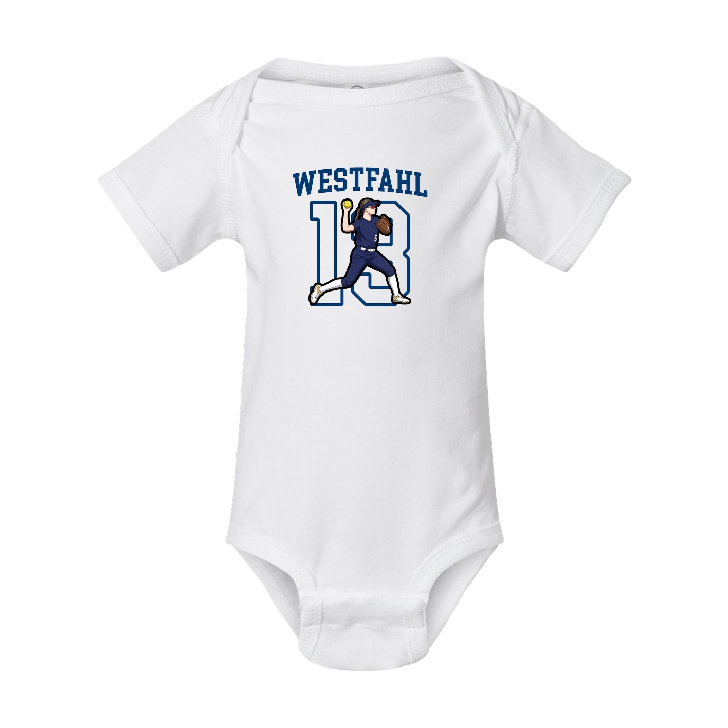 Baby Onesie — Shirsey in White