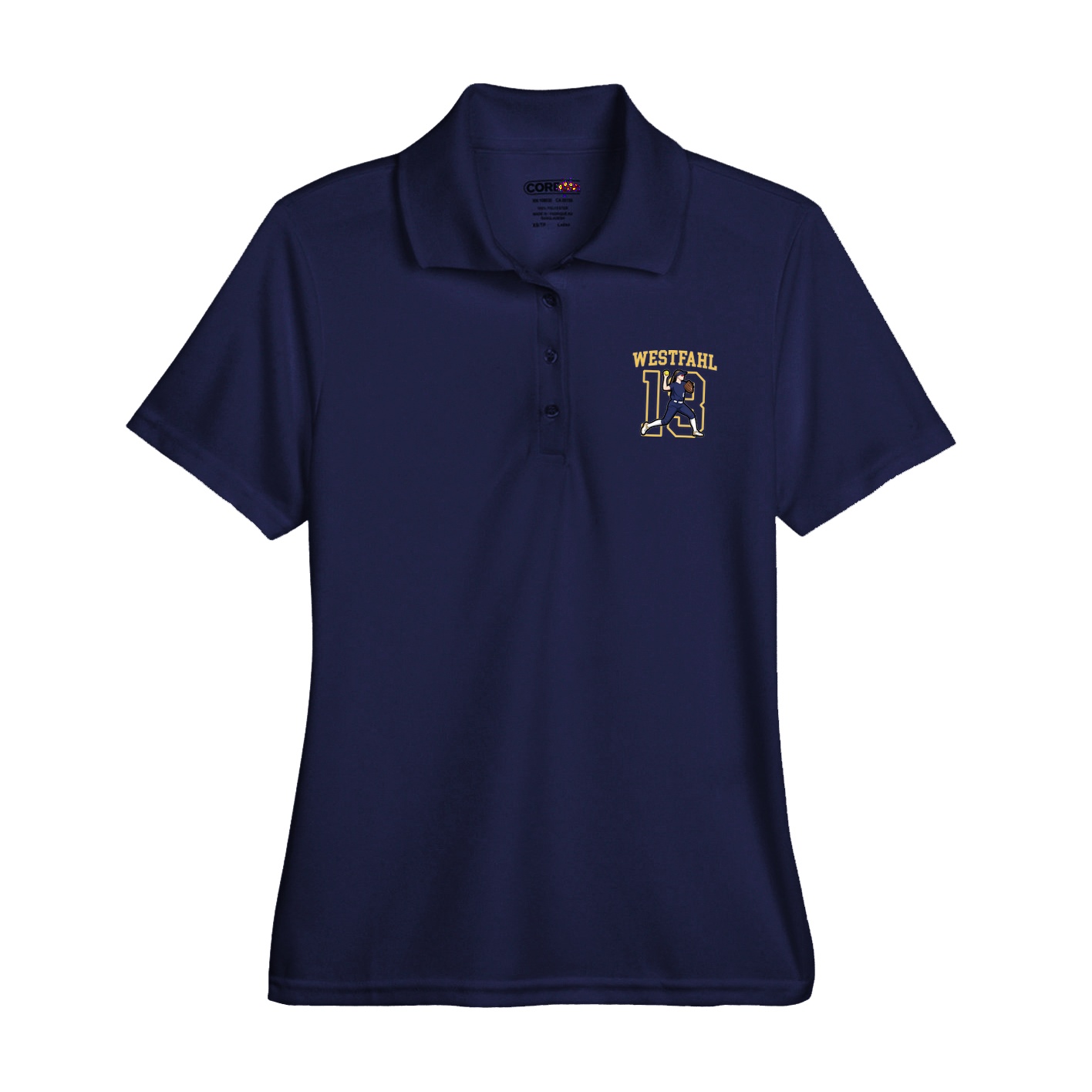 Womens Performance Polo — Shirsey in Navy