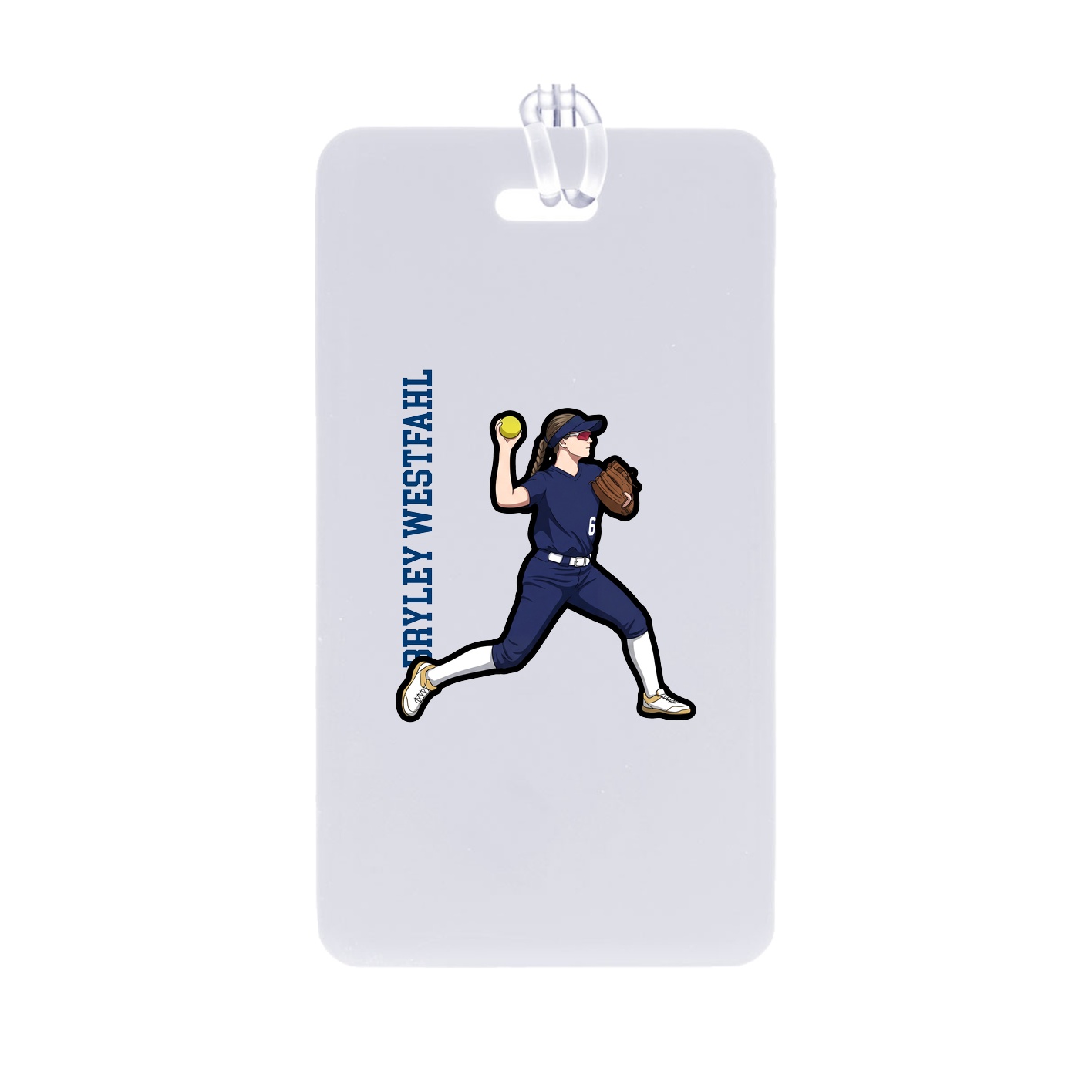 Bag Tag — Name Vertical in Classic