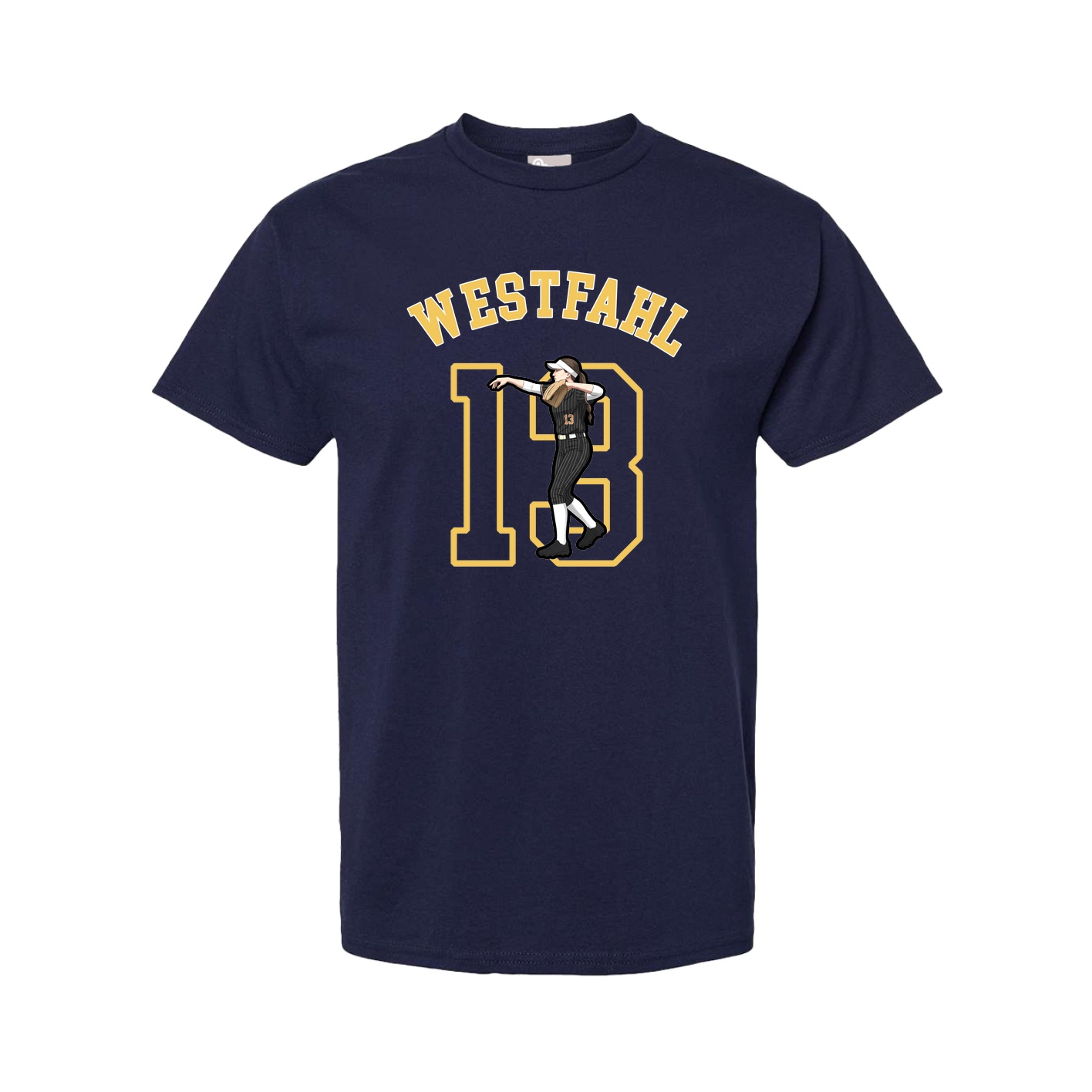 Youth Tee — Shirsey Arch in Navy