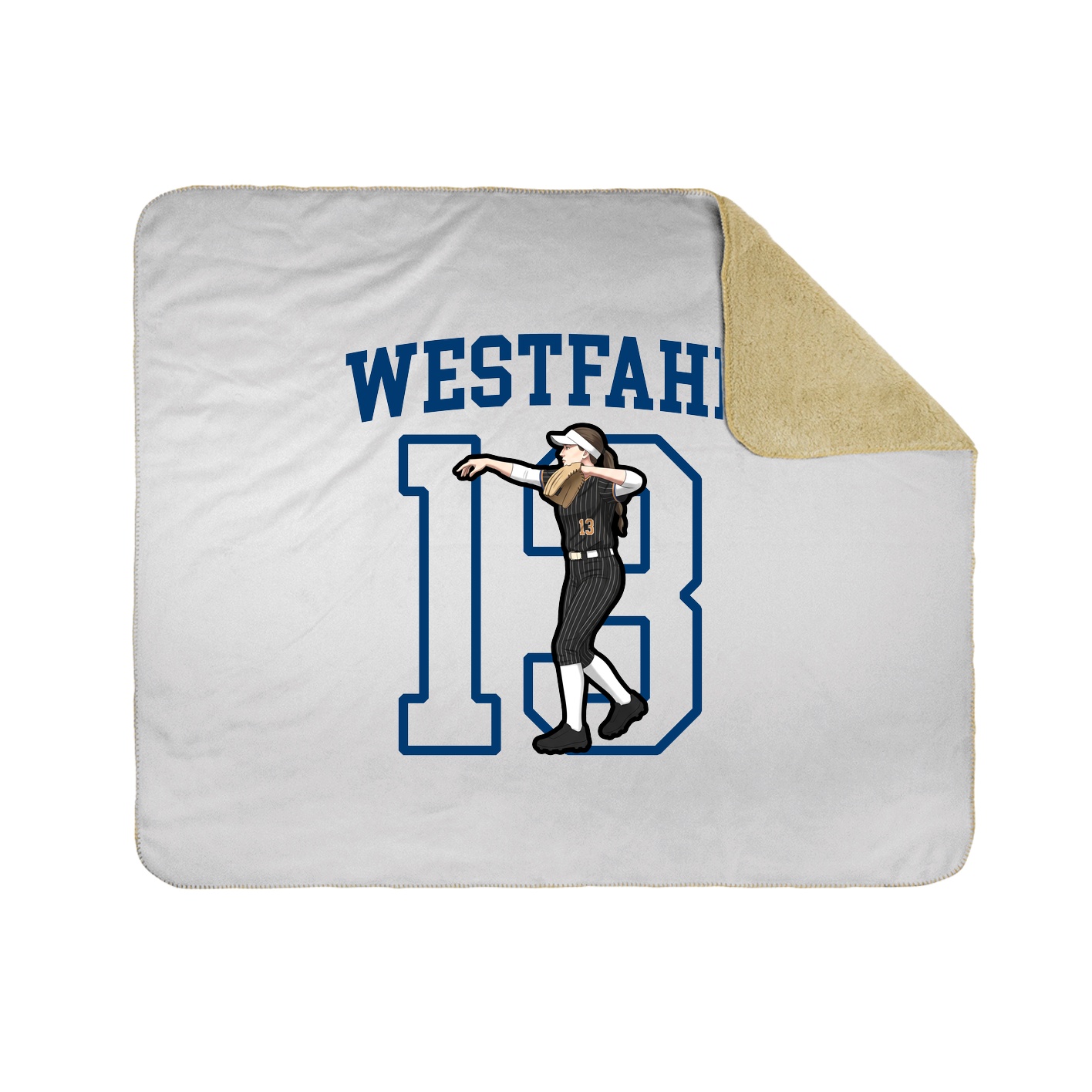 50x60 Sherpa Lined Throw Blanket