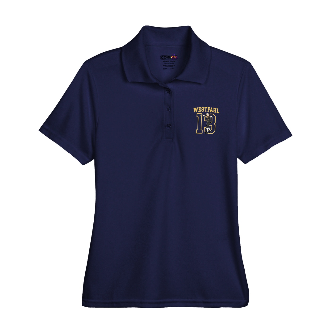 Womens Performance Polo — Shirsey in Navy