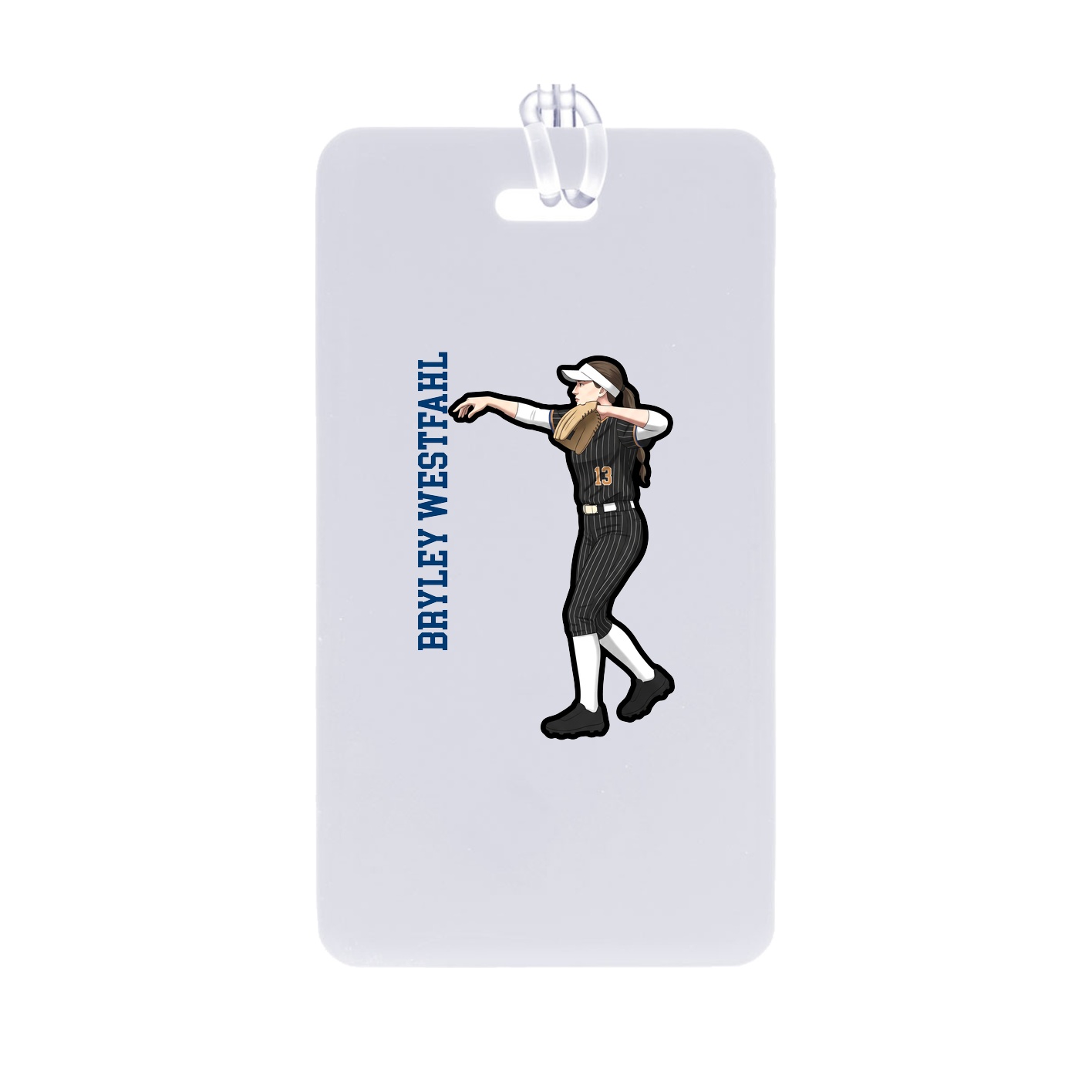 Bag Tag — Name Vertical in Classic
