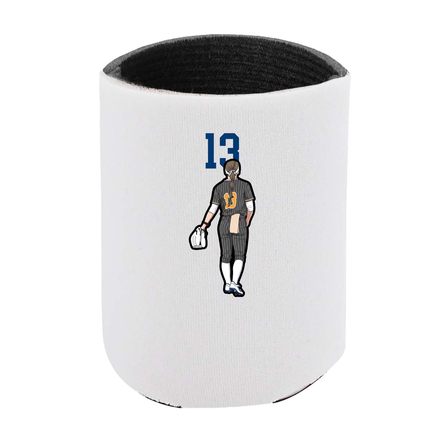 Can Holder — Number Top in White