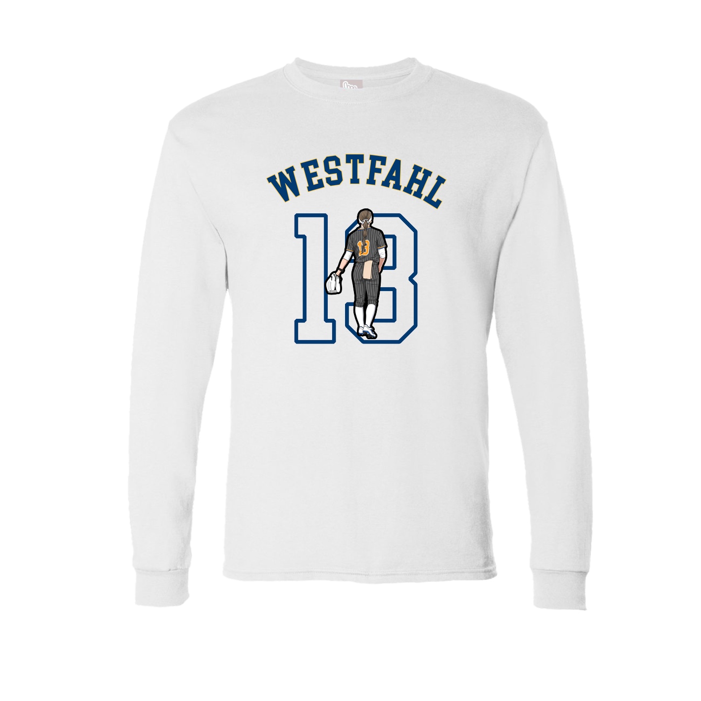 Long Sleeve Tee — Shirsey Arch in White