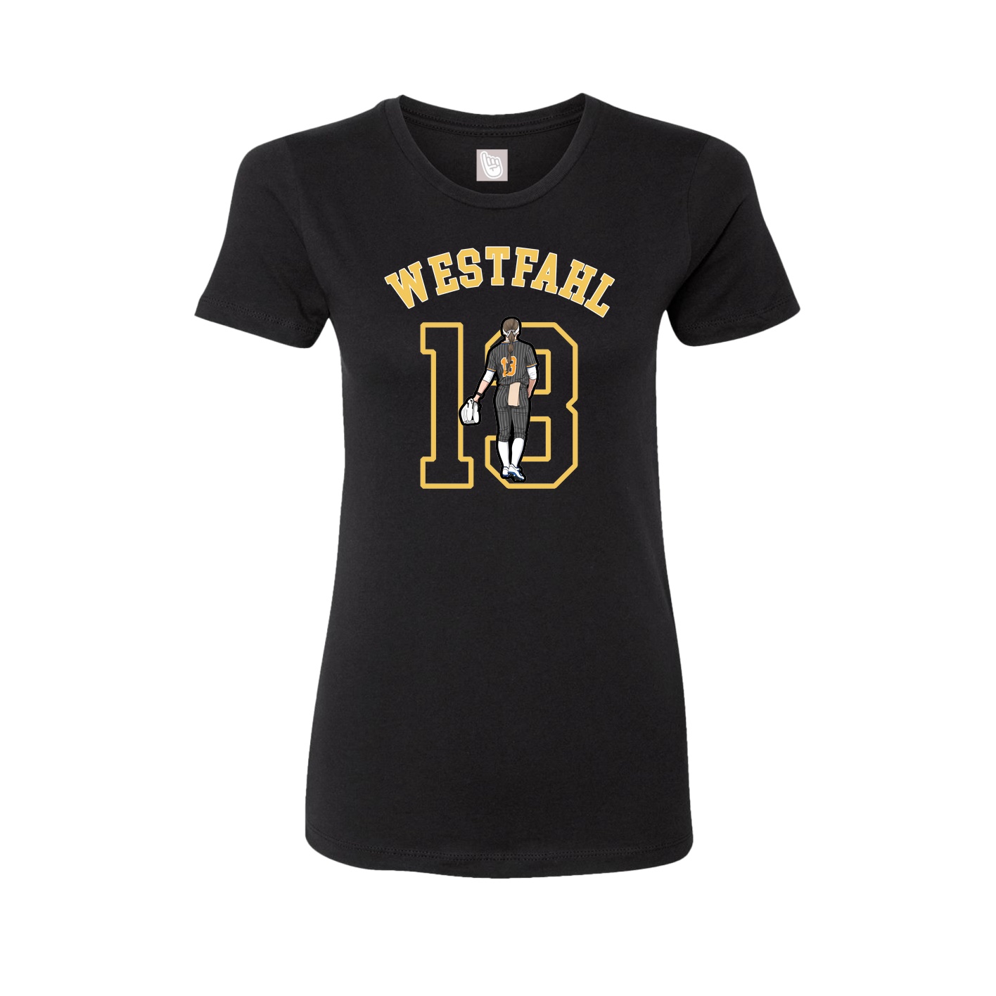 Womens Tee — Shirsey Arch in Black