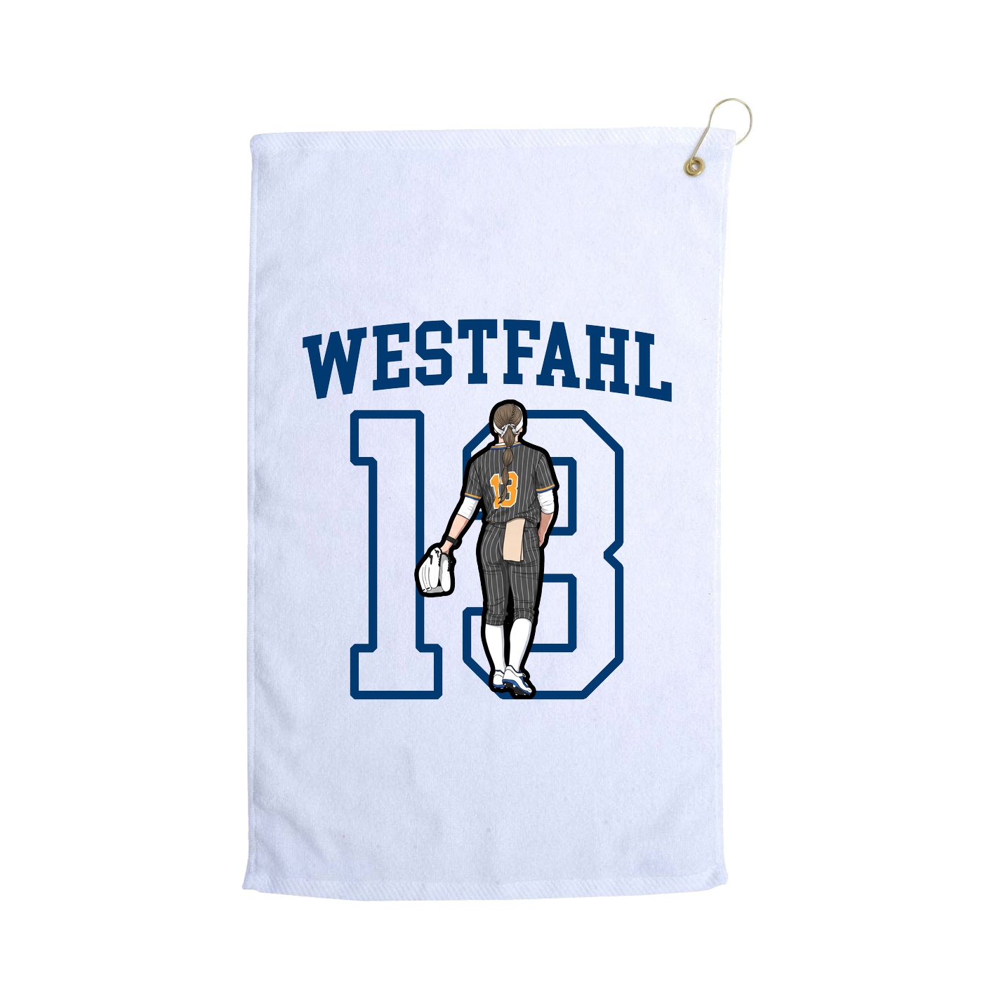 Golf Towel — Shirsey in White