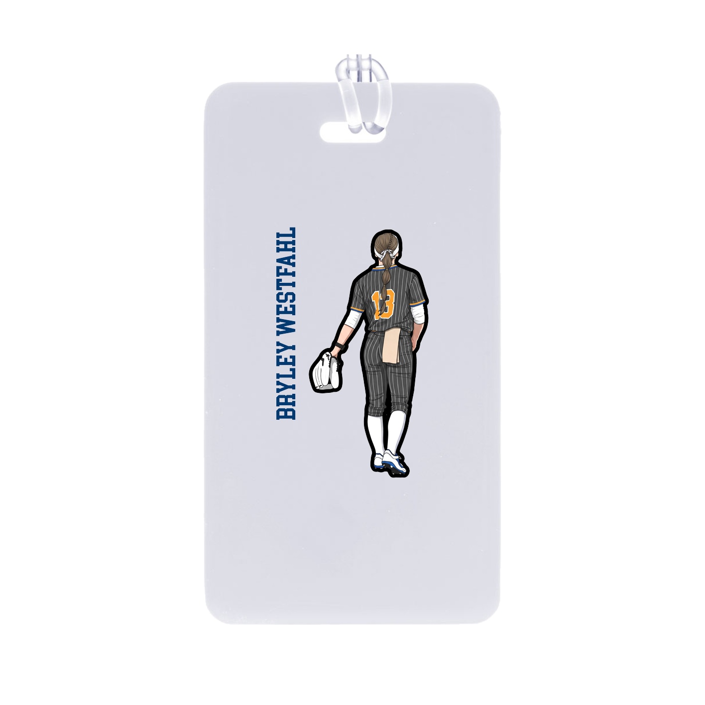 Bag Tag — Name Vertical in Classic