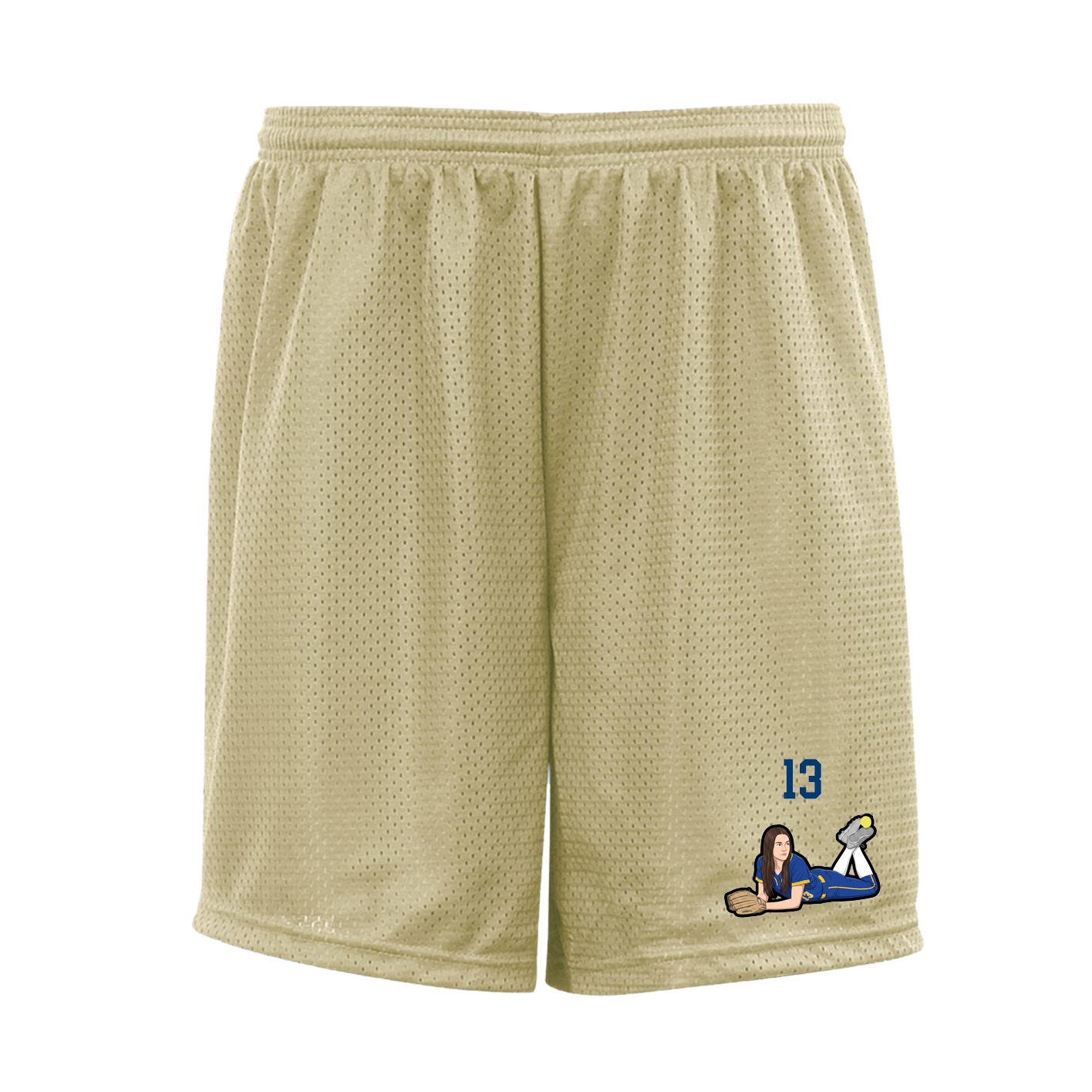 Shorts — Number Top in Vegas Gold