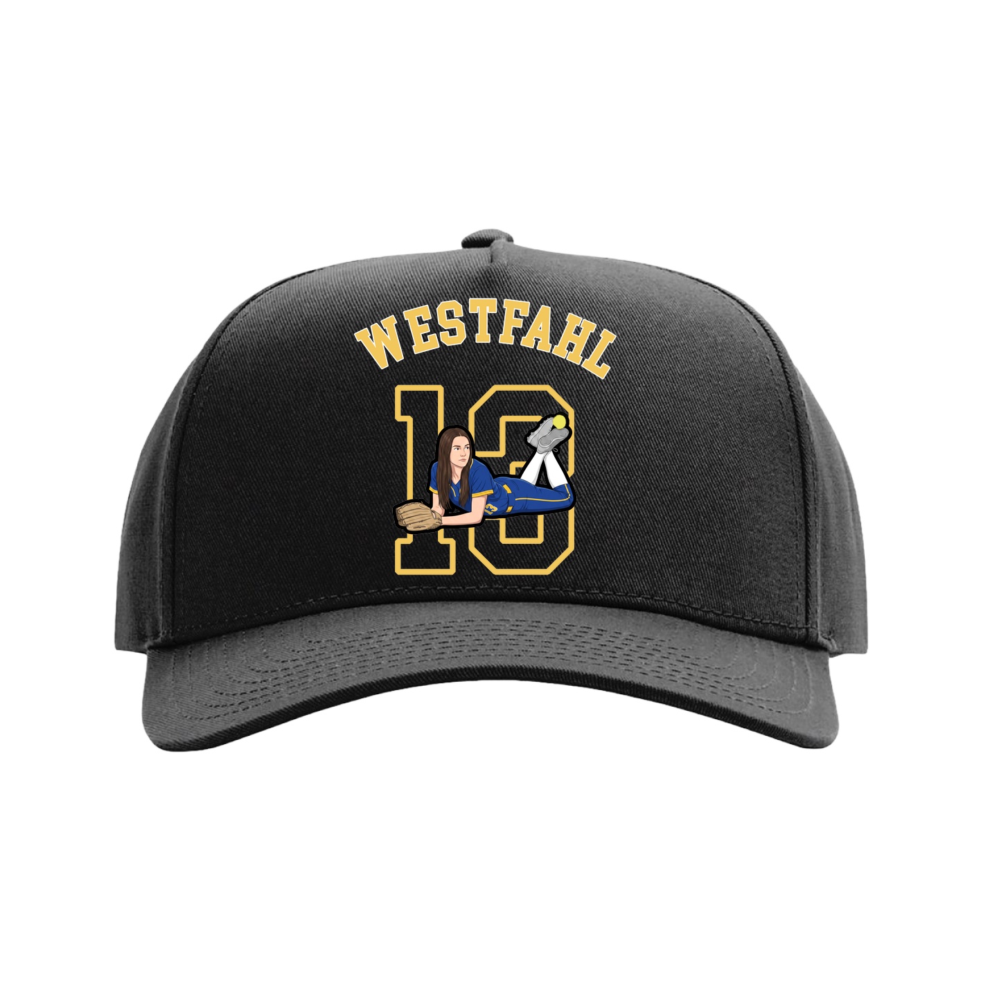 Full Fabric Five-Panel Champ Cap