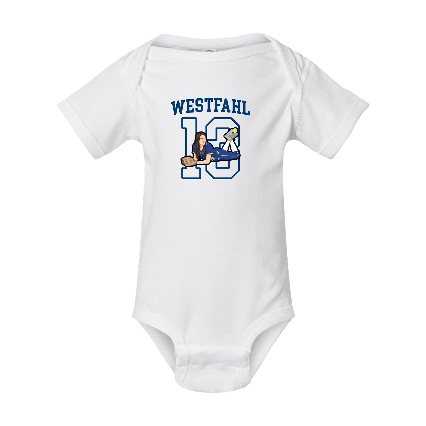 Baby Onesie — Shirsey in White