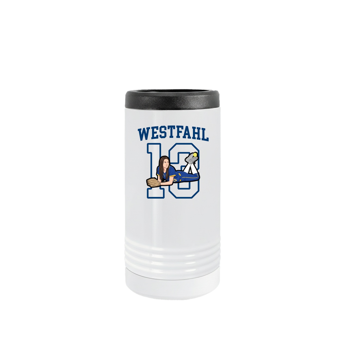 Slim Beverage Holder — Shirsey in White
