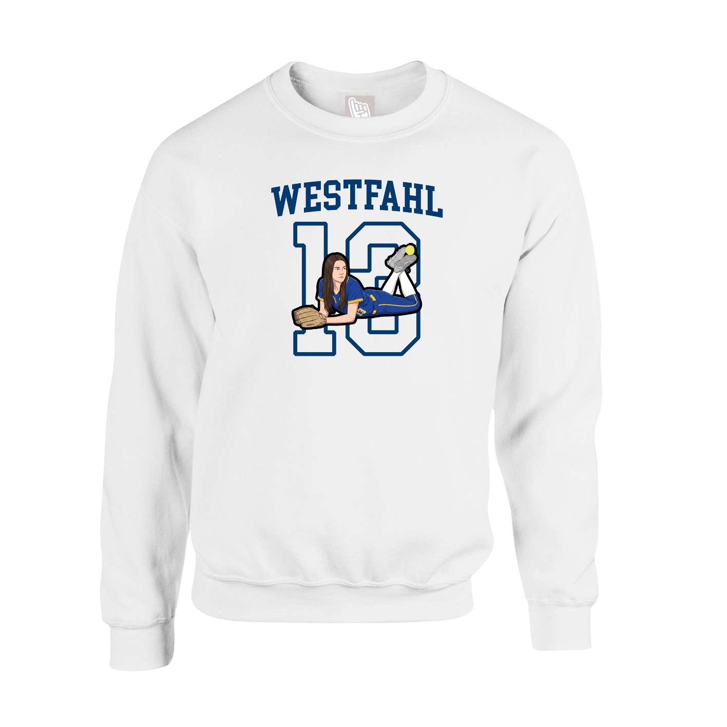 Fleece Crew — Shirsey in White