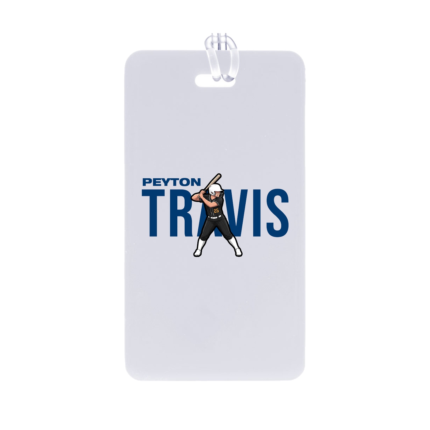 Bag Tag — Player Name in Classic