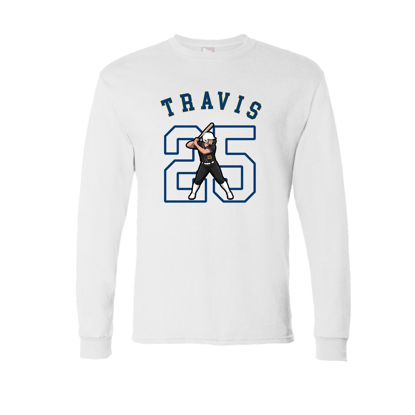 Long Sleeve Tee — Shirsey Arch in White