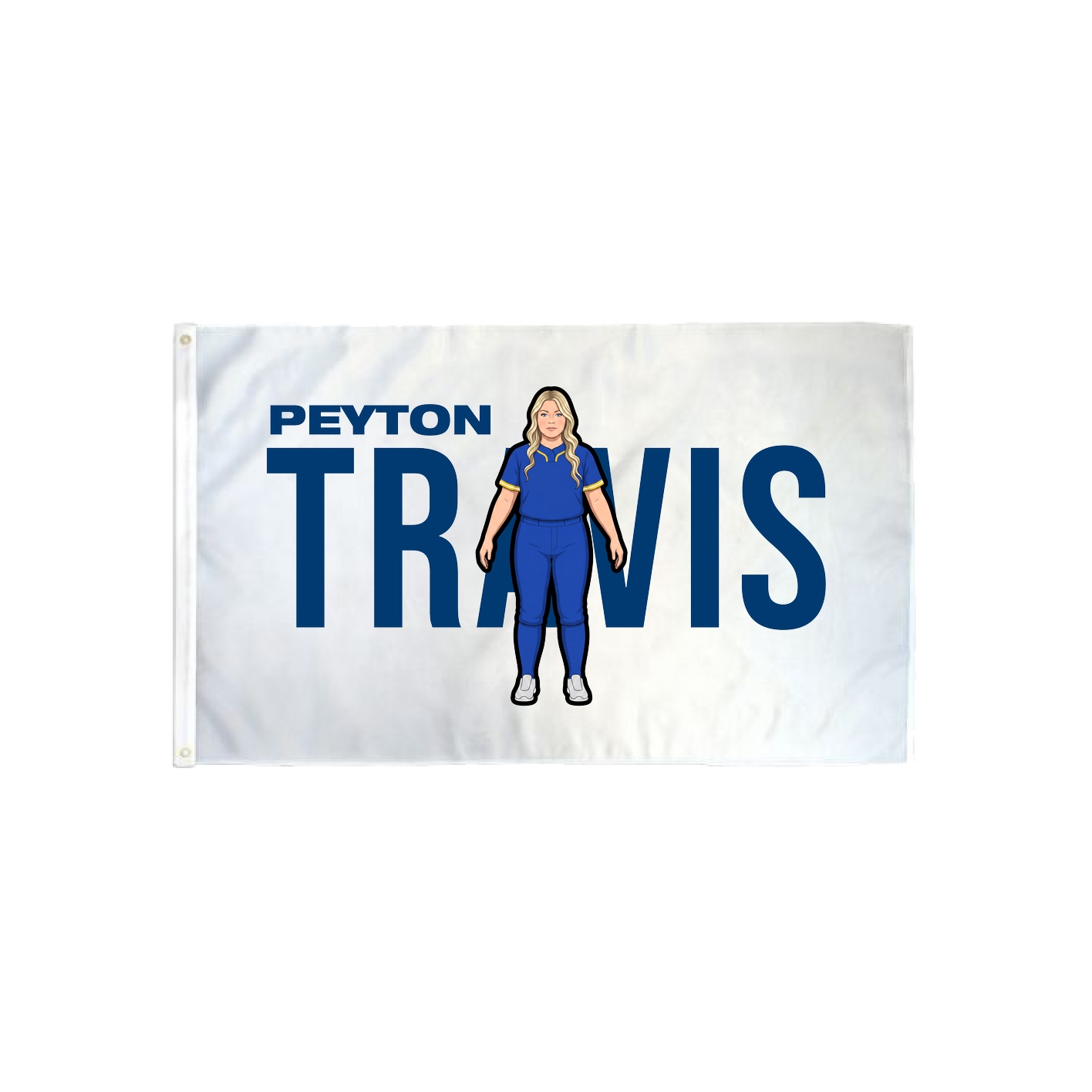 3x5 Flag — Player Name in Classic