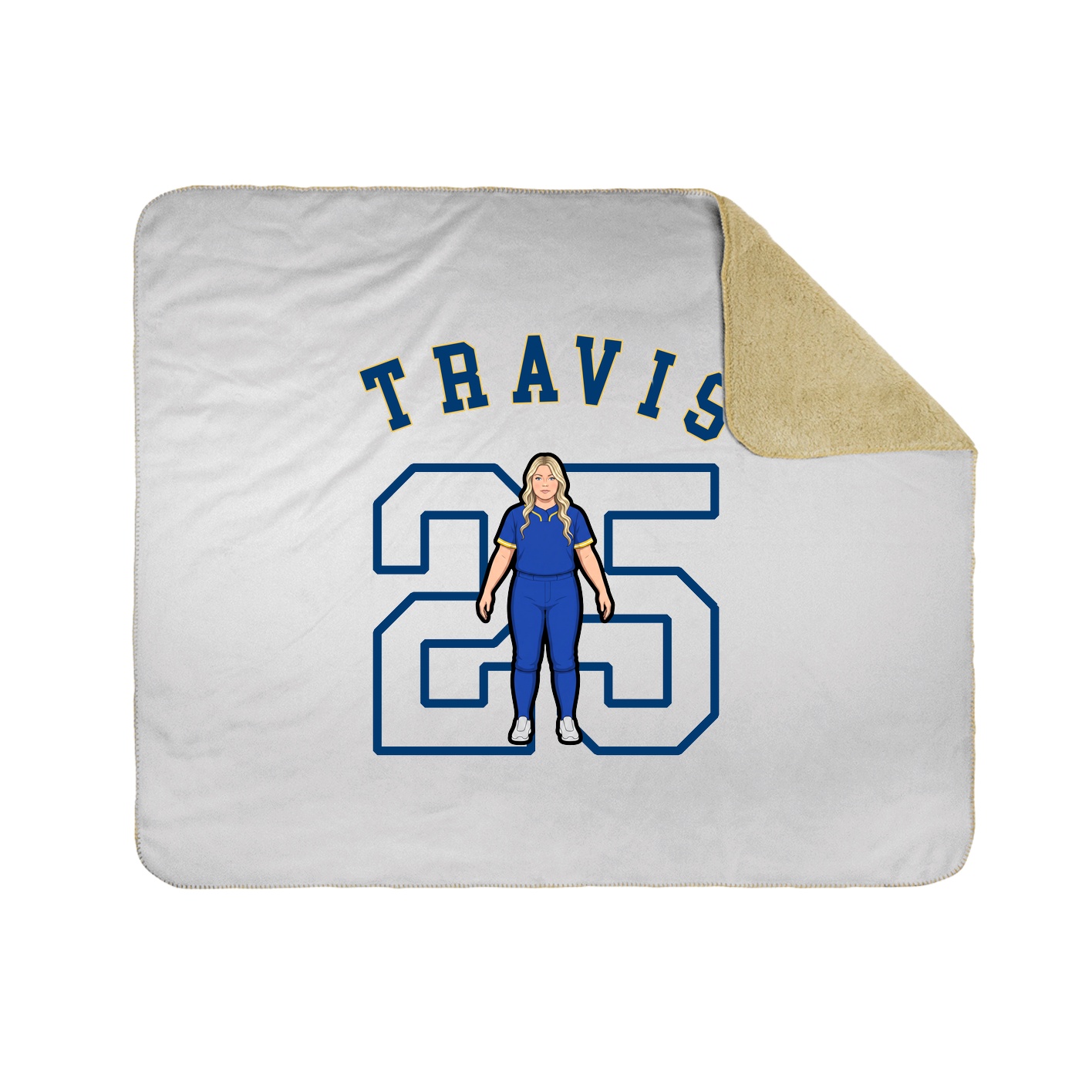 Throw Blanket — Shirsey Arch in White