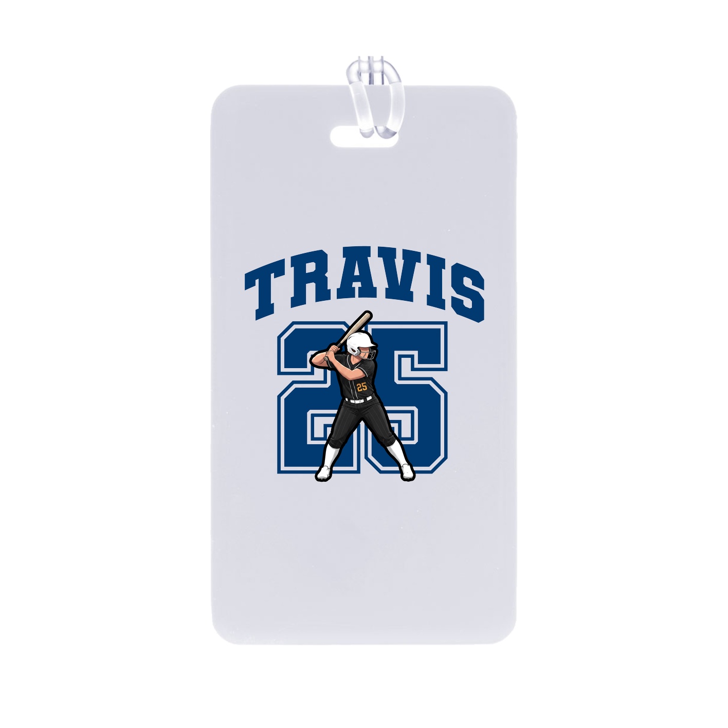 Bag Tag — Number in Classic