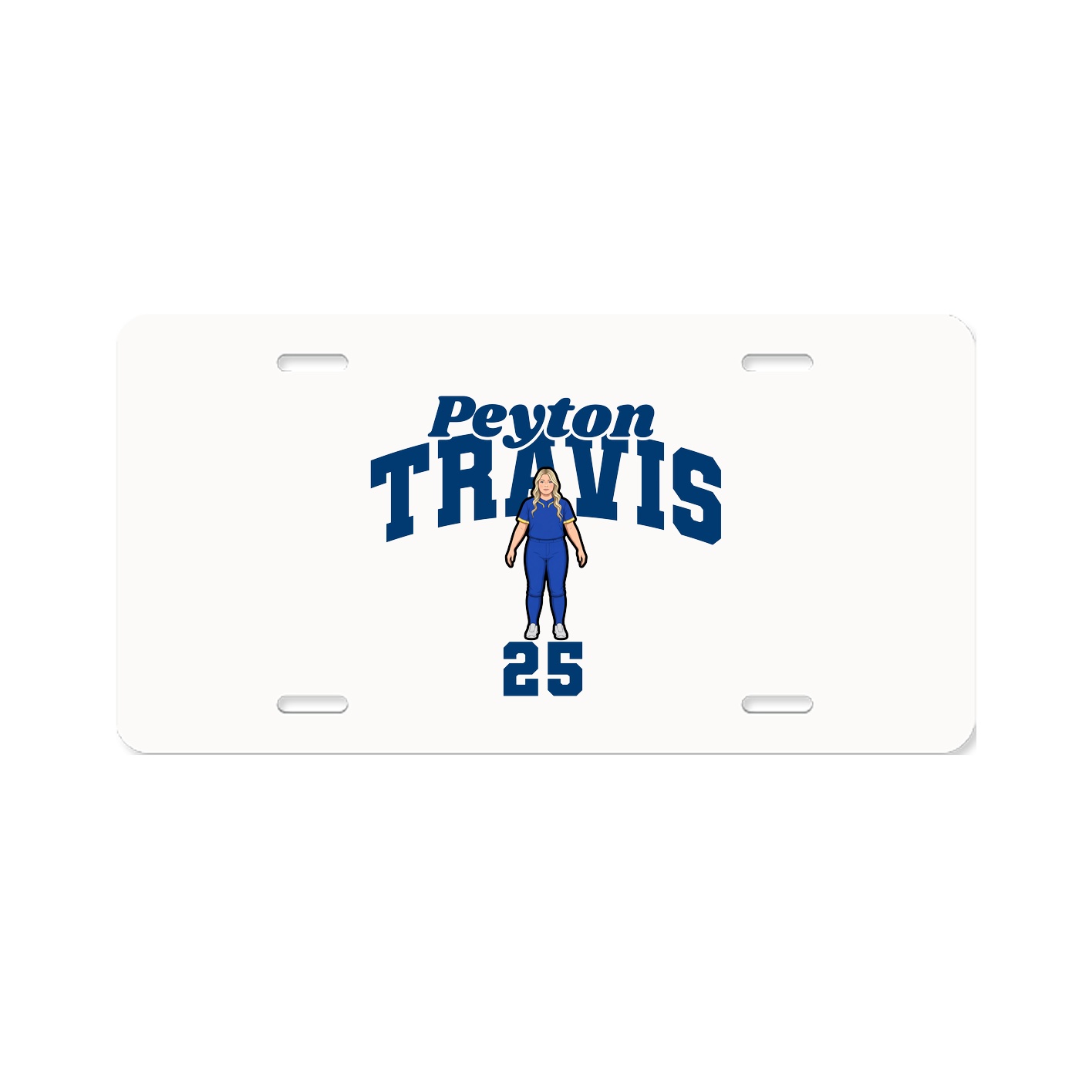 License Plate — Signature Arch in Classic