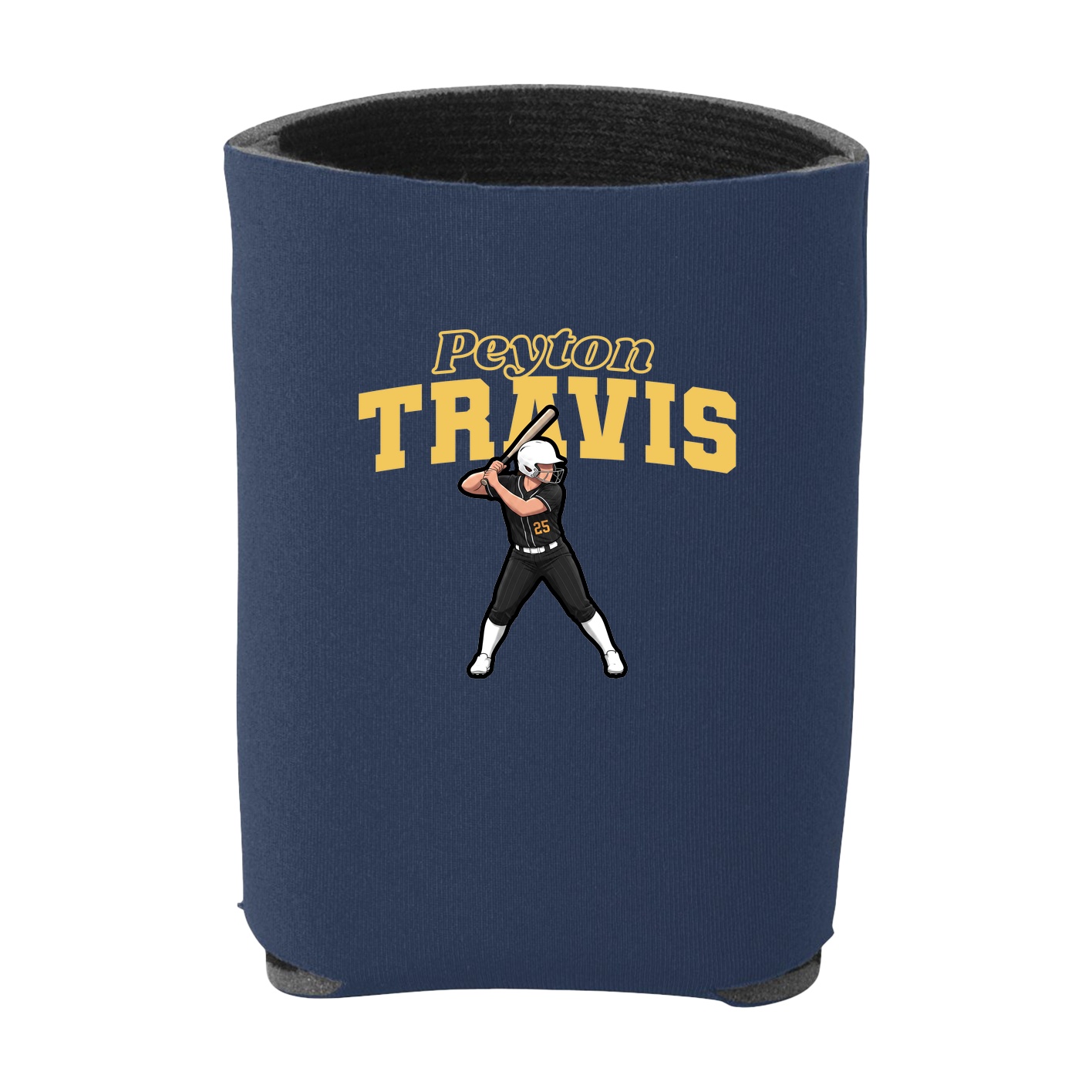 Can Holder — Name Arch in Navy