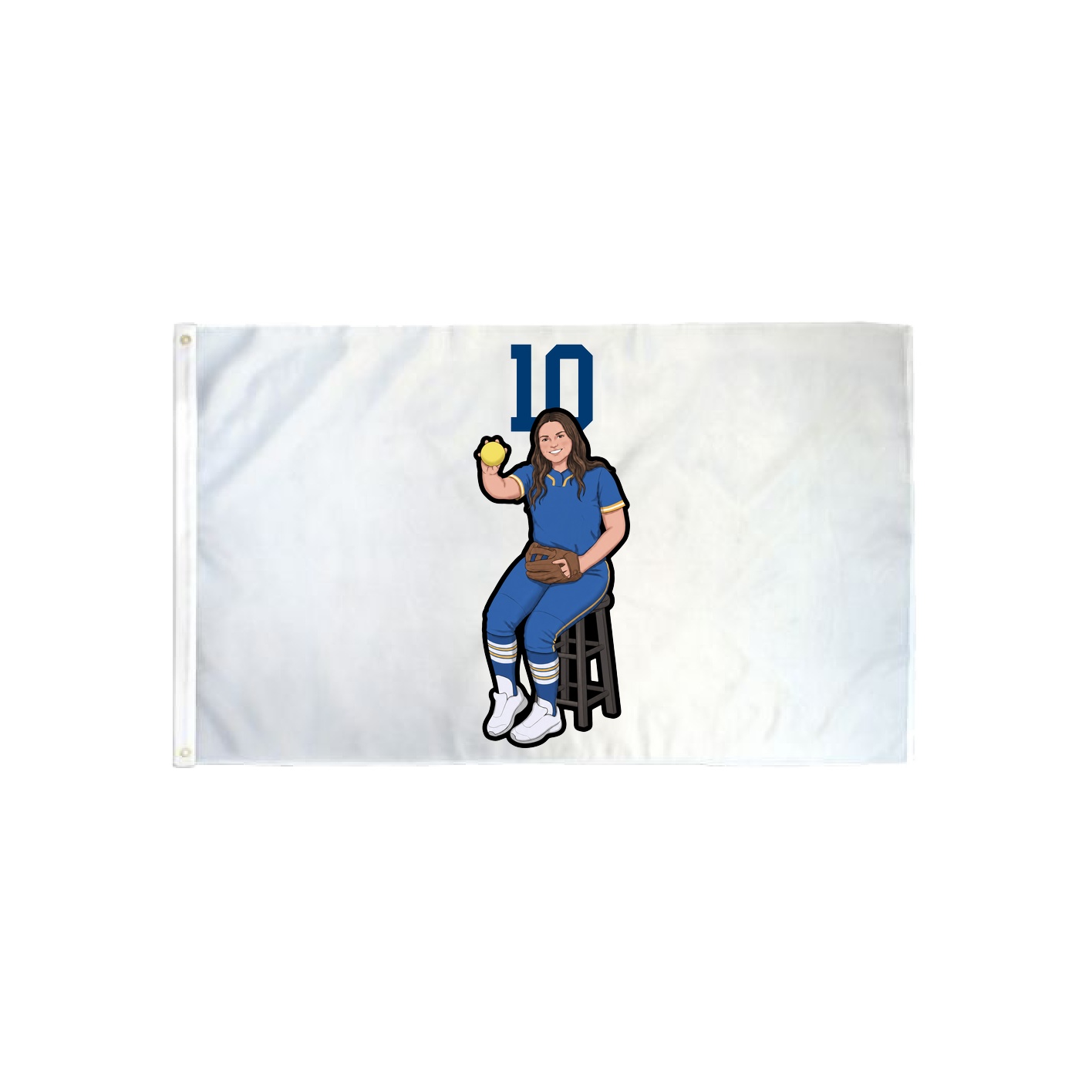 3x5 Flag — Number Top in Classic