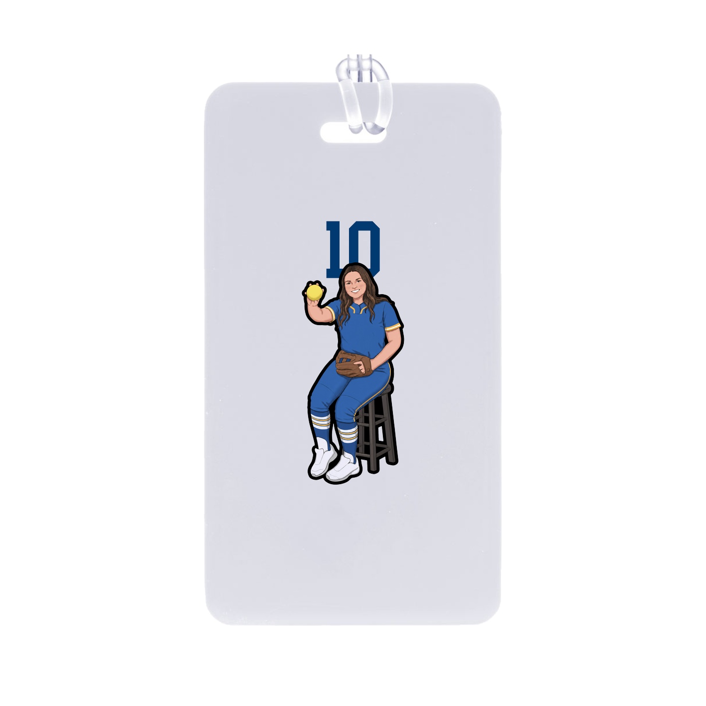 Bag Tag — Number Top in Classic