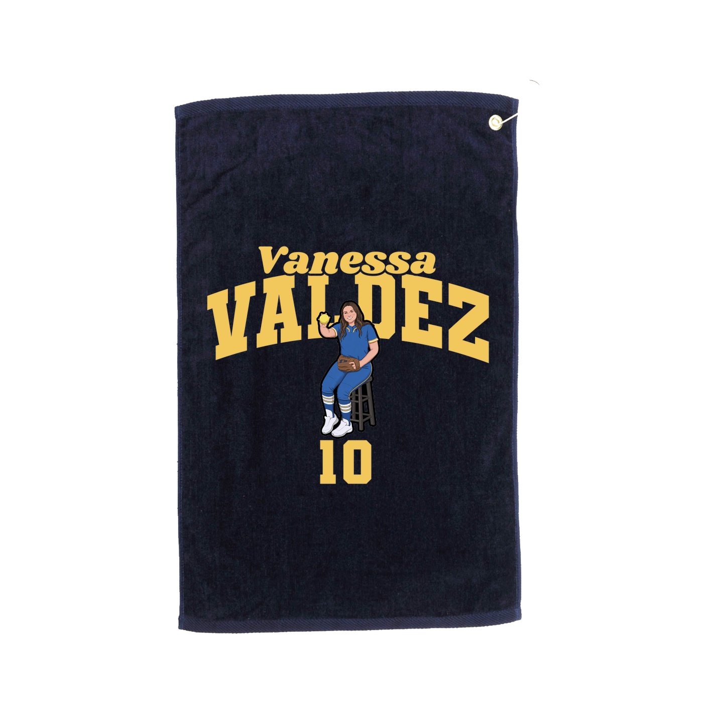 Golf Towel — Signature Arch in Navy