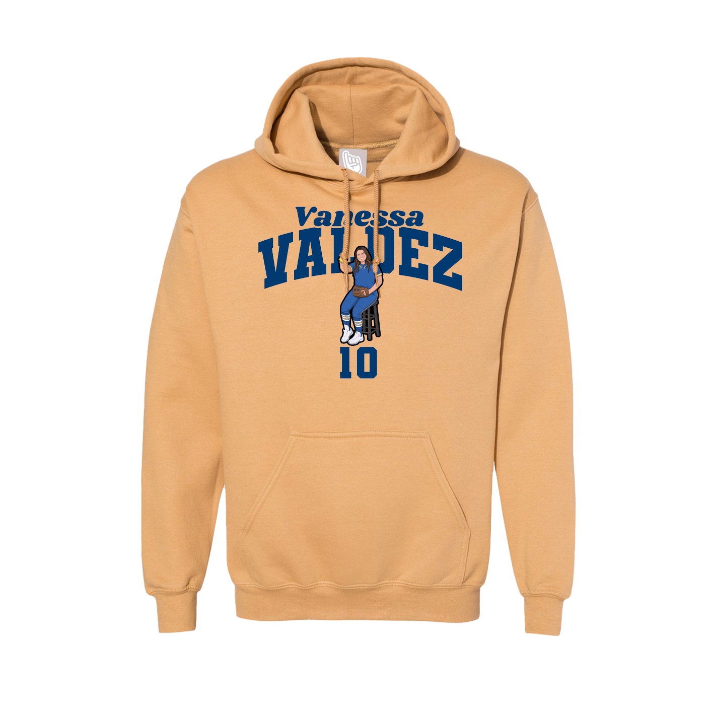 Hoodie — Signature Arch in Vegas Gold
