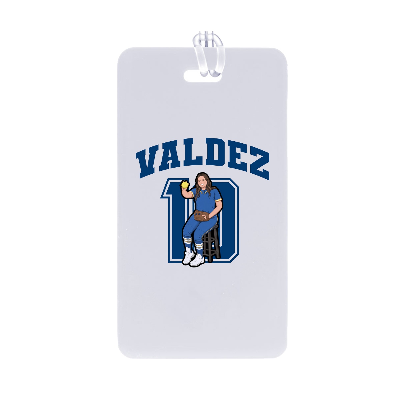 Bag Tag — Number in Classic