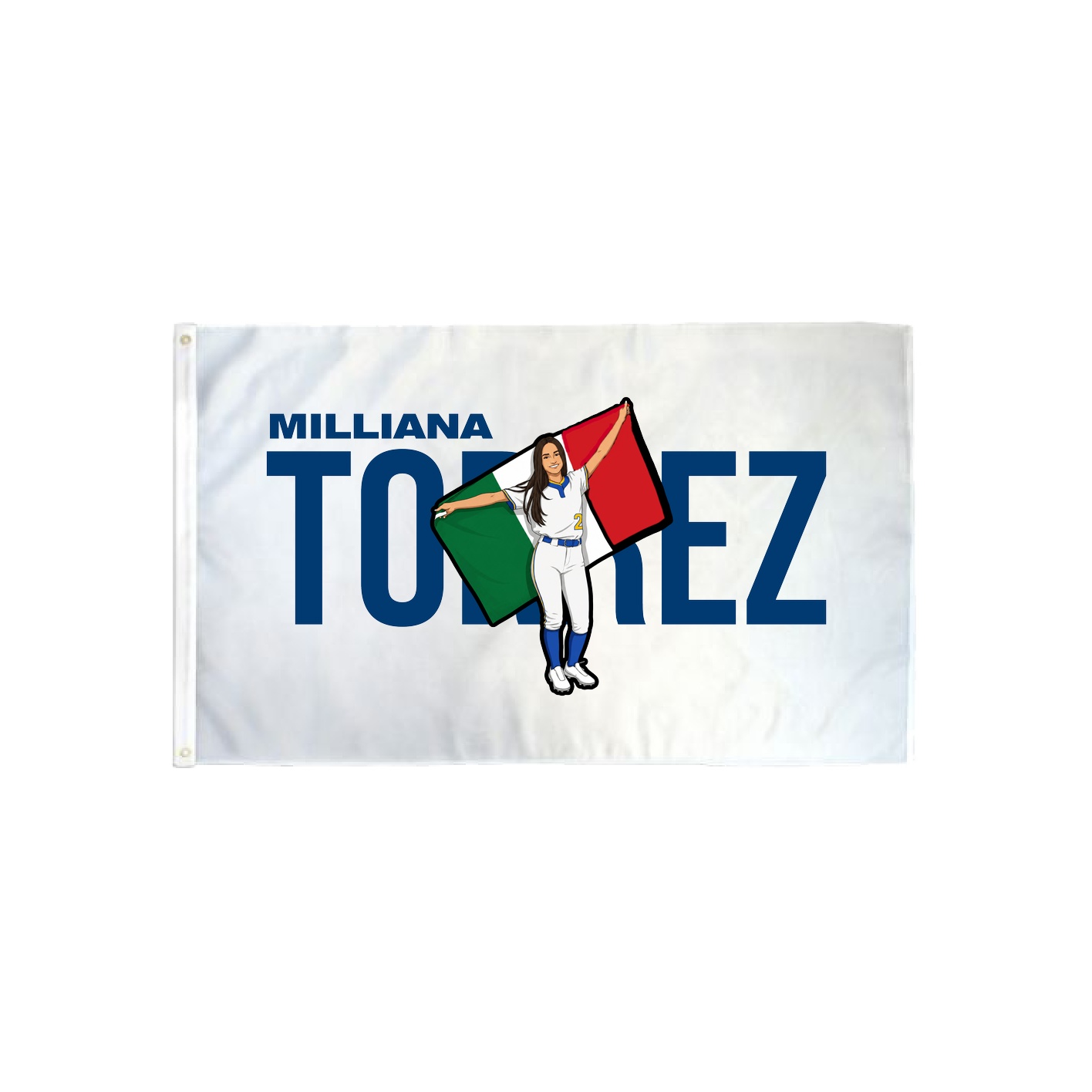 3x5 Flag — Player Name in Classic