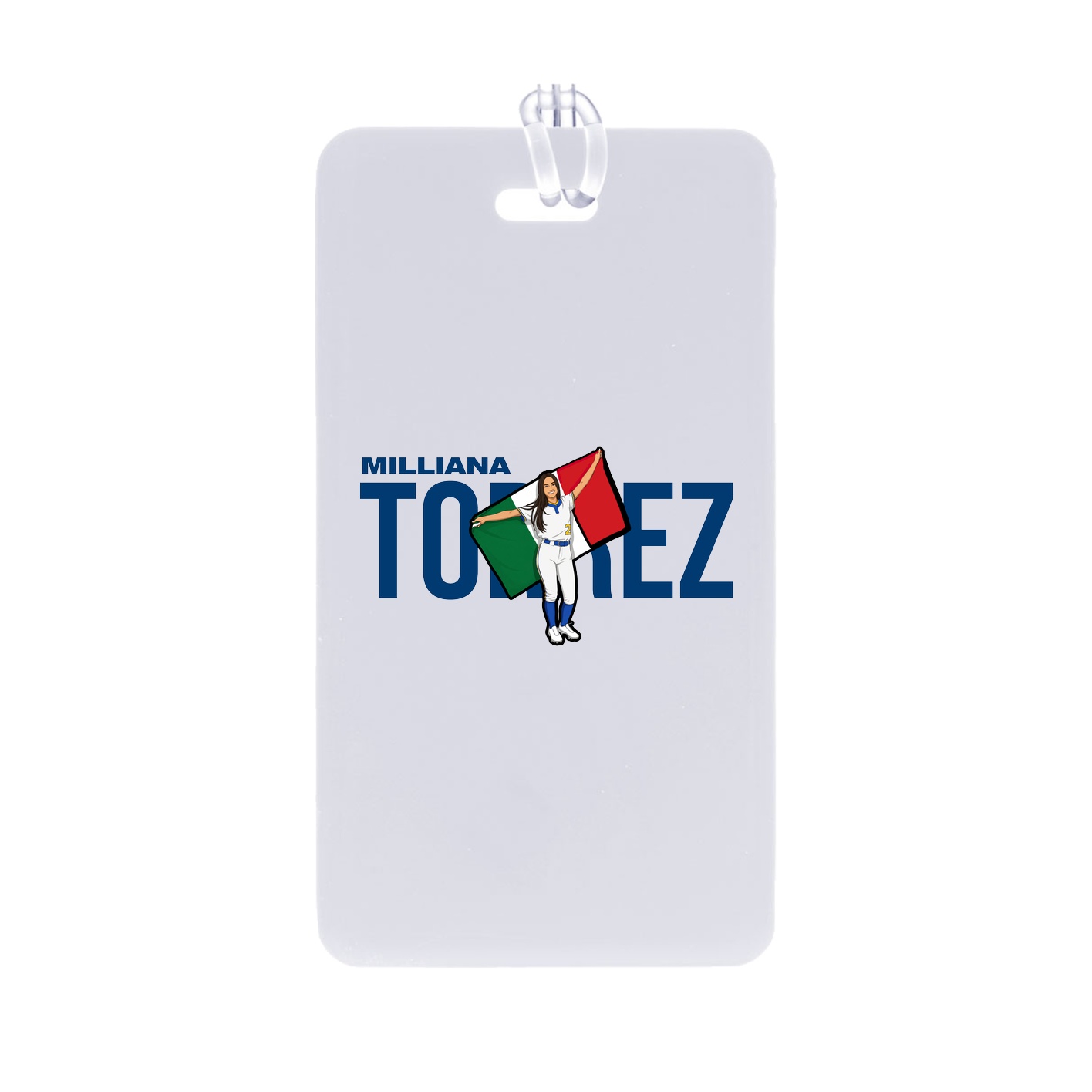 Bag Tag — Player Name in Classic