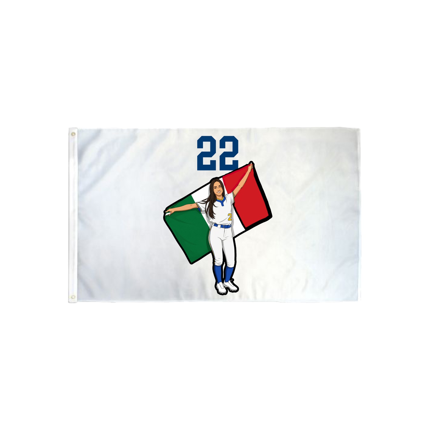 3x5 Flag — Number Top in Classic