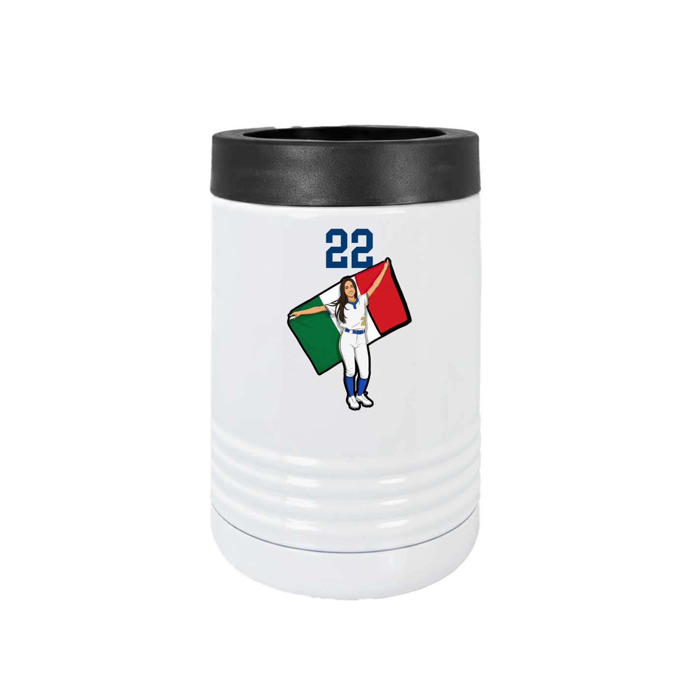 Beverage Holder — Number Top in White