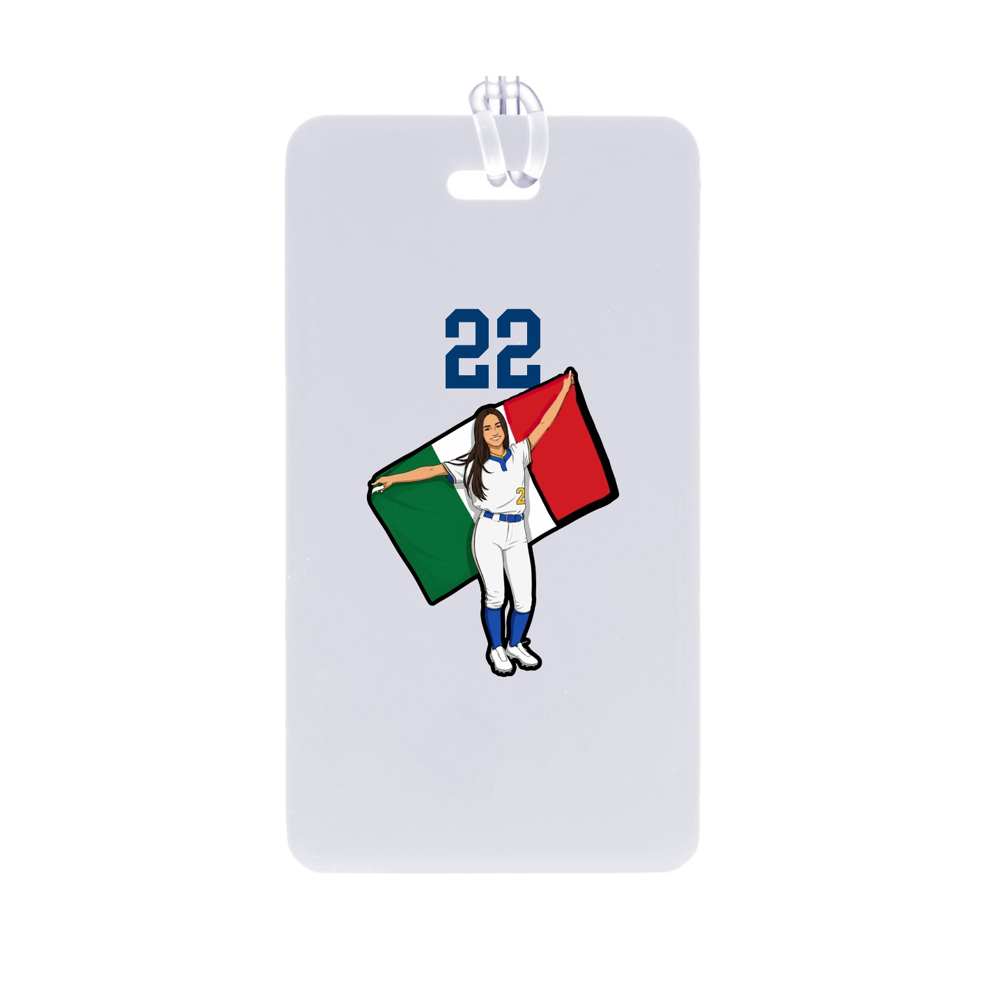 Bag Tag — Number Top in Classic