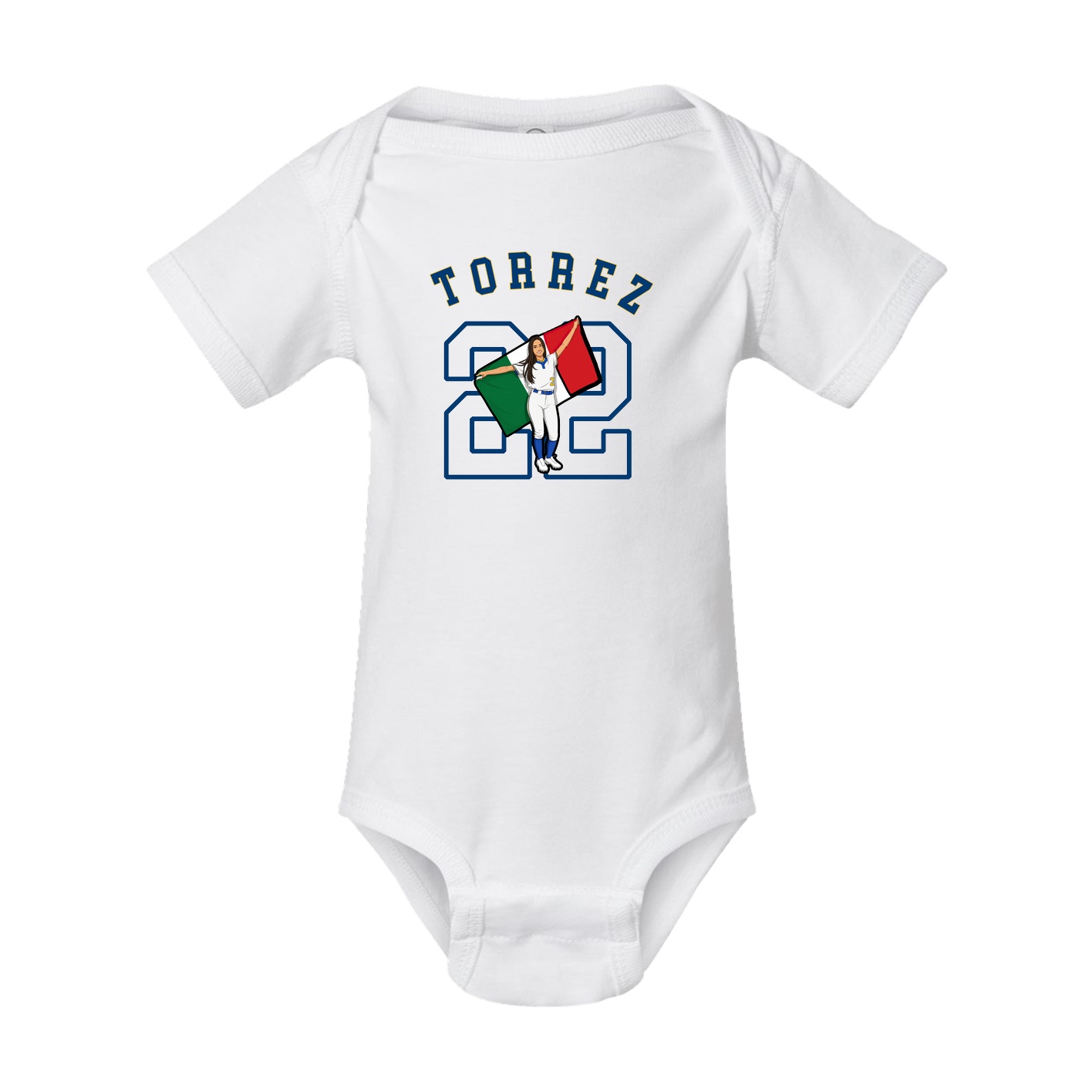 Baby Onesie — Shirsey Arch in White
