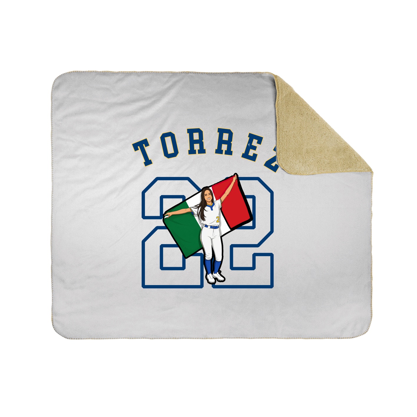 Throw Blanket — Shirsey Arch in White
