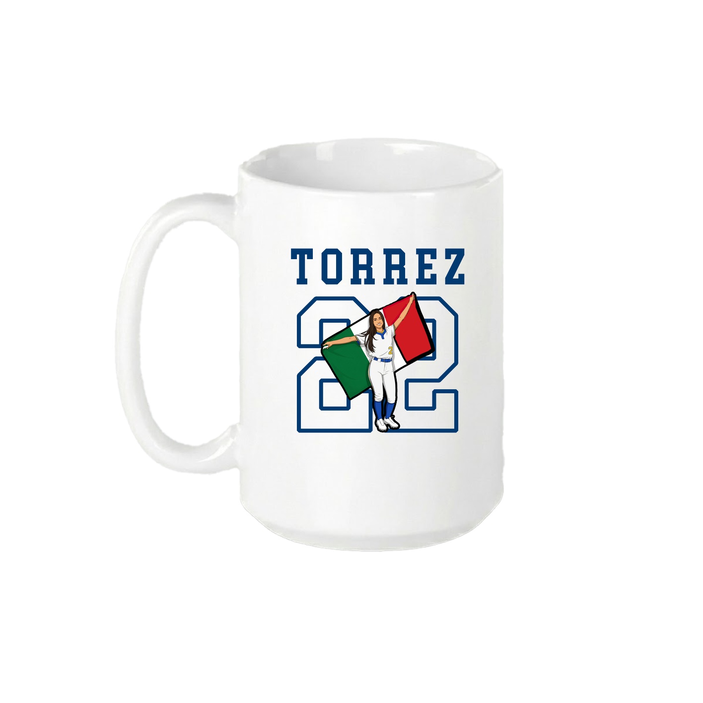 15oz Coffee Mug — Shirsey in White