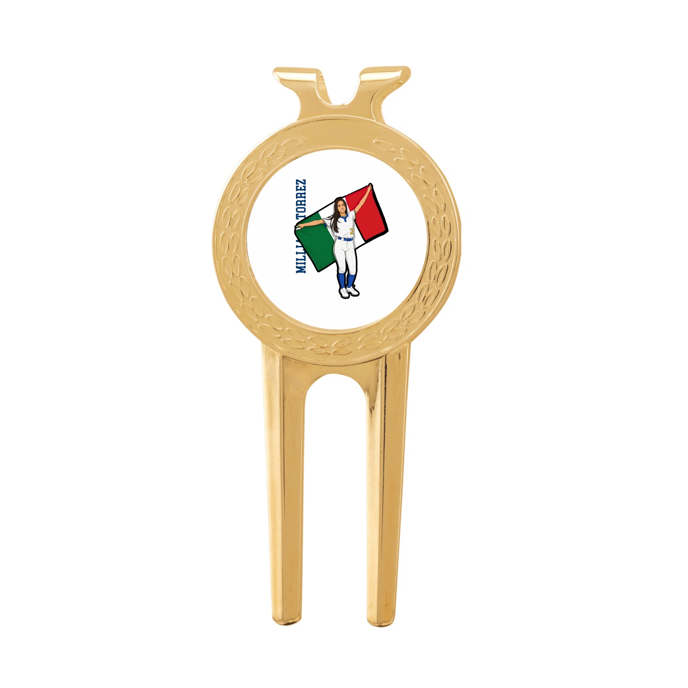 Divot Tool with Ball Marker — Name Vertical in Classic