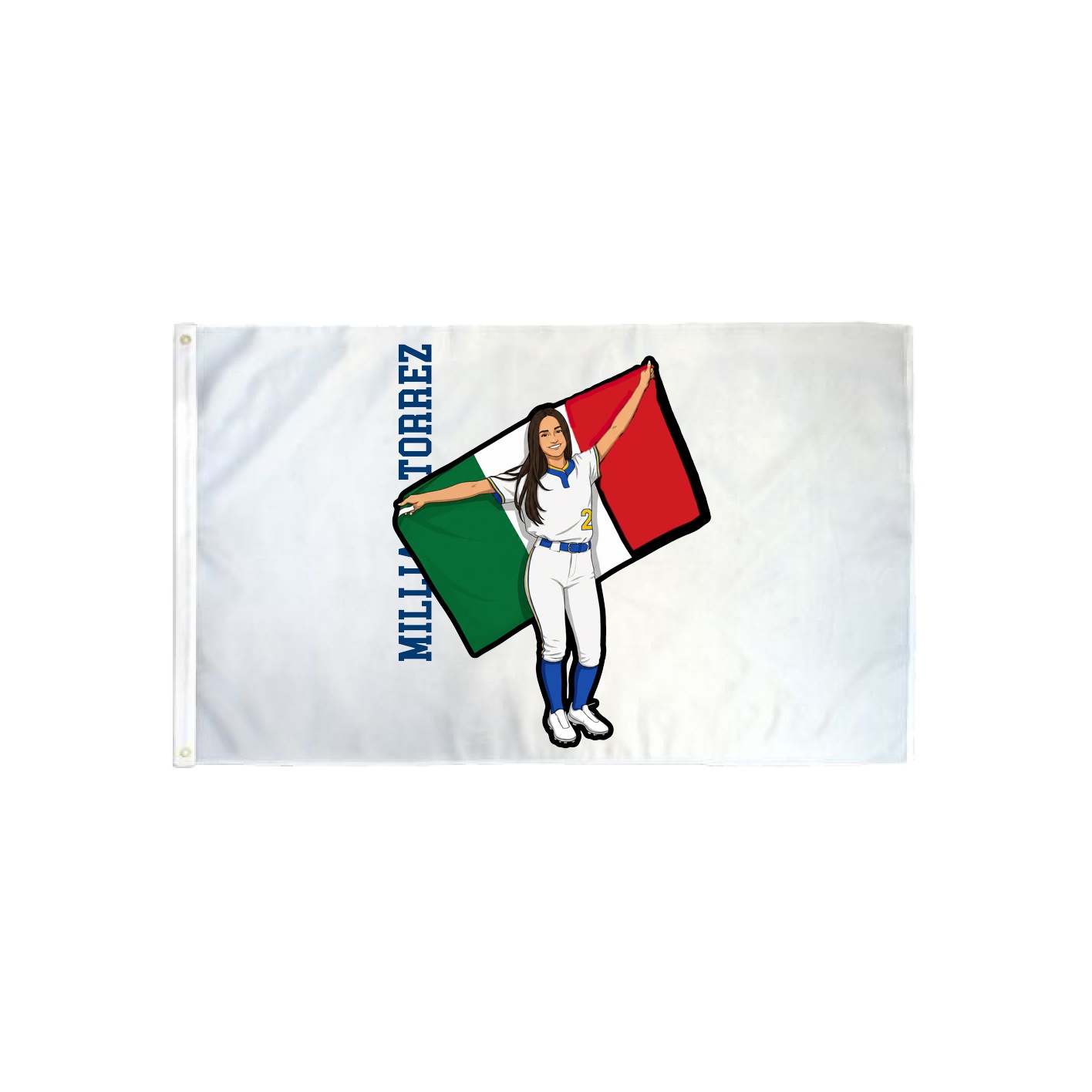 3x5 Flag — Name Vertical in Classic