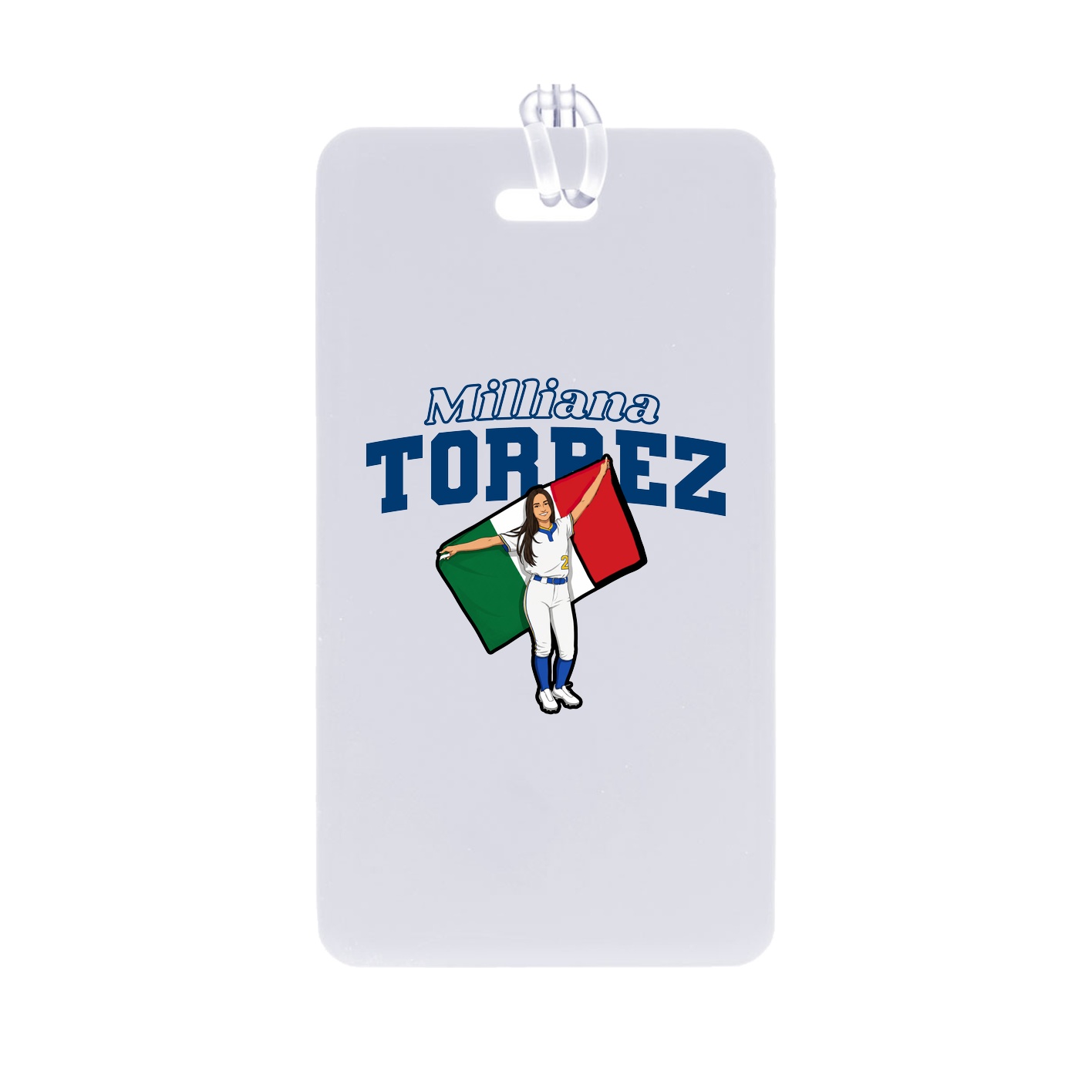 Bag Tag — Name Arch in Classic